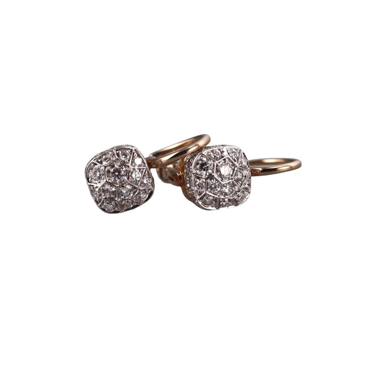 Pomellato Nudo 18k Diamond Earrings