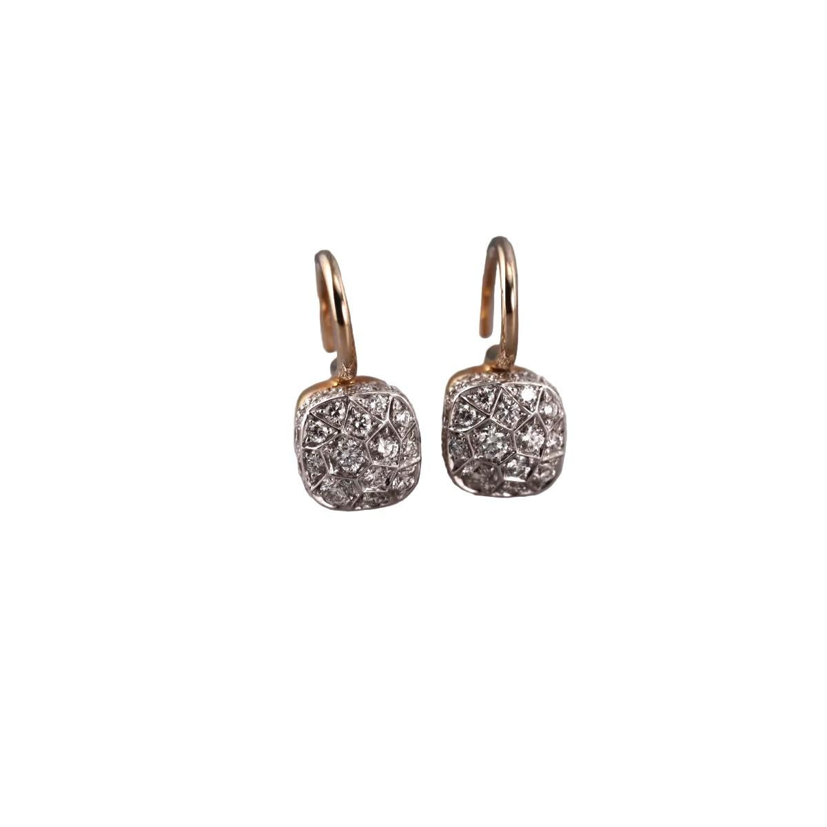 Pomellato Nudo 18k Diamond Earrings