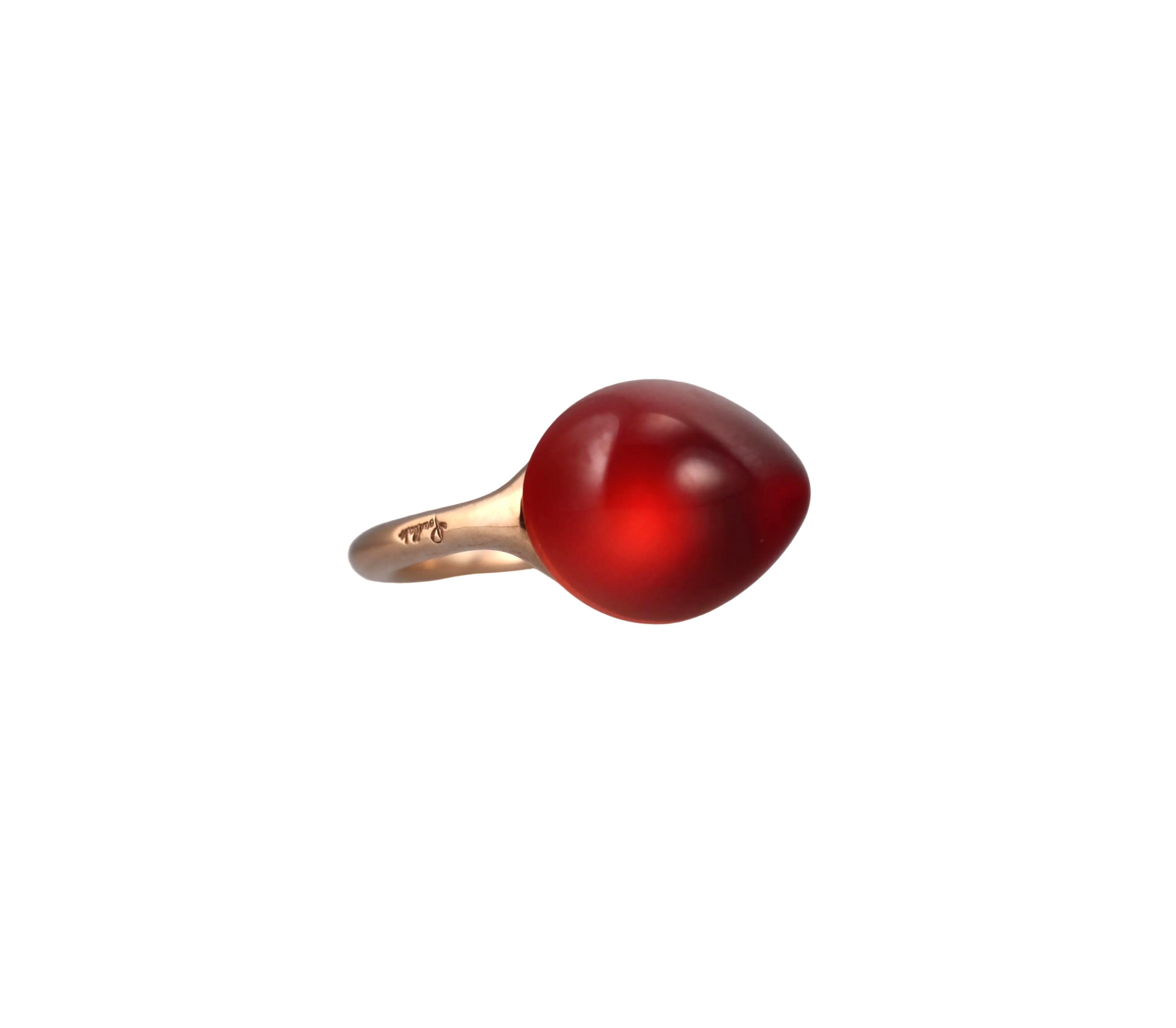 Pomellato Rouge Passion Gold Red Stone Ring