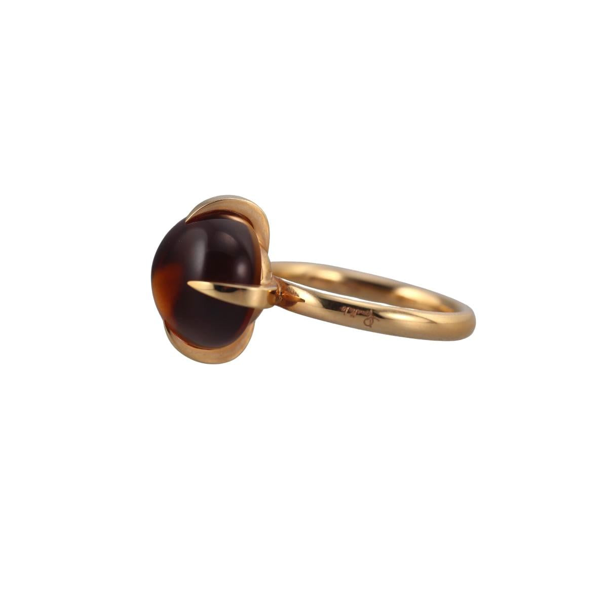 Pomellato Veleno 18K Gold Madeira Citrine Ring