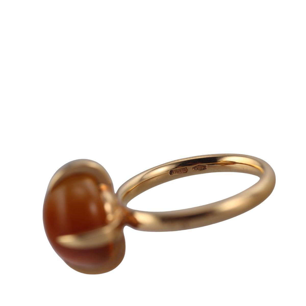 Pomellato Veleno 18K Gold Madeira Citrine Ring