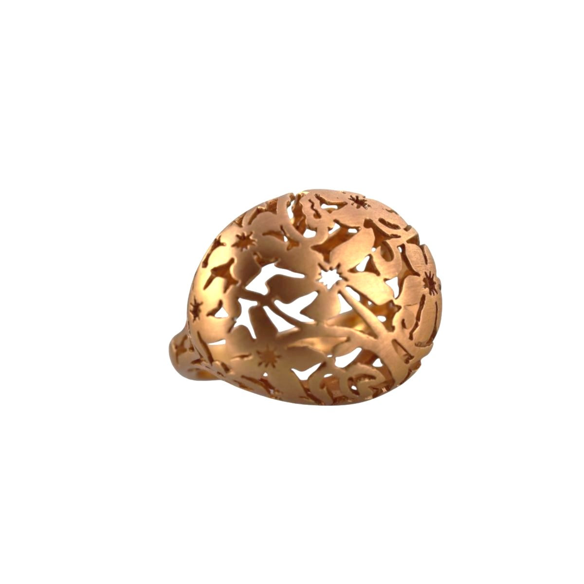 Pomellato Arabesque 18k Rose Gold Dome Ring