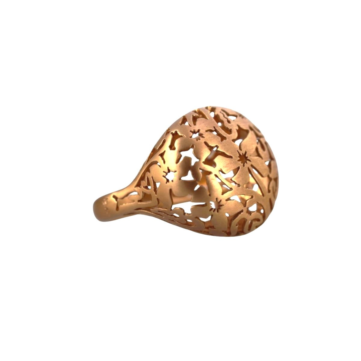 Pomellato Arabesque 18k Rose Gold Dome Ring