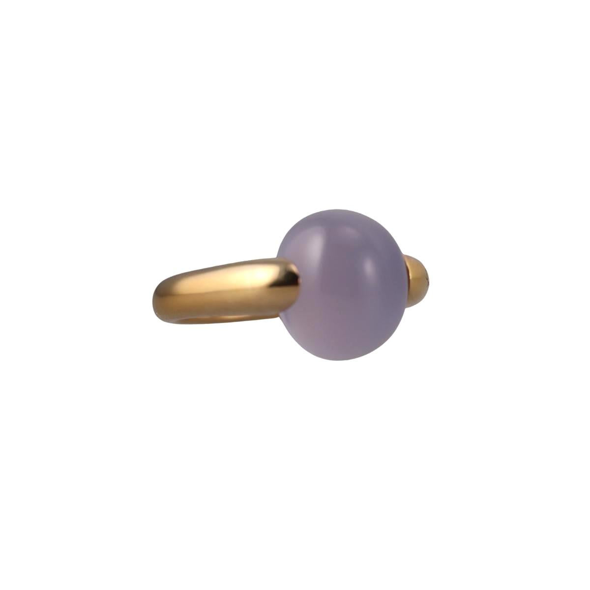 Pomellato Luna 18K Gold Chalcedony Ring