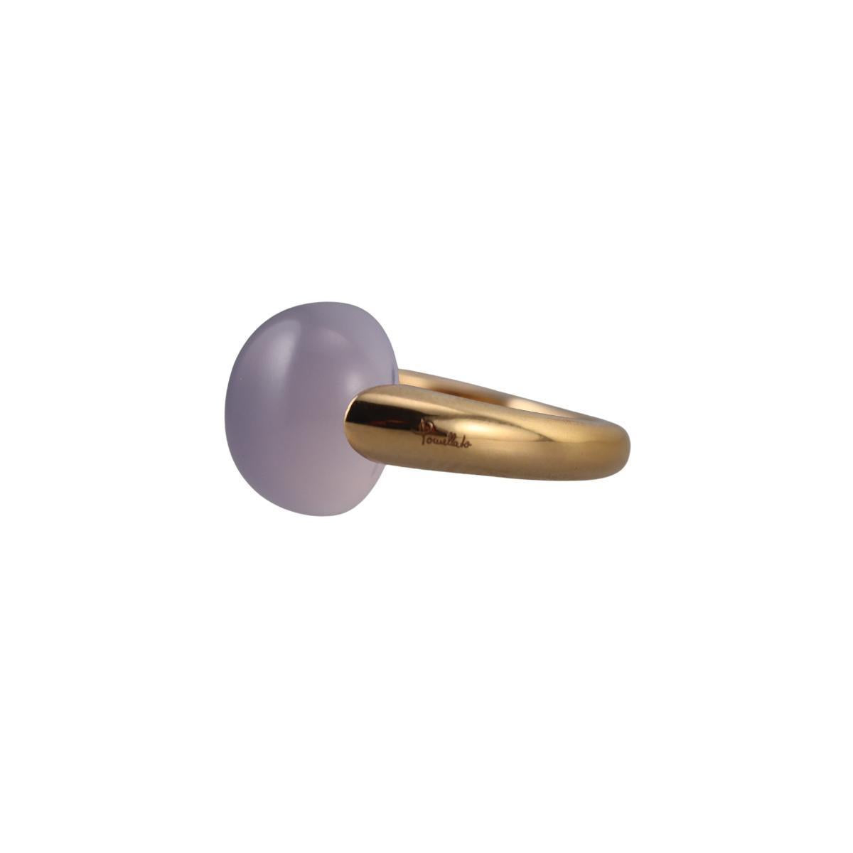 Pomellato Luna 18K Gold Chalcedony Ring