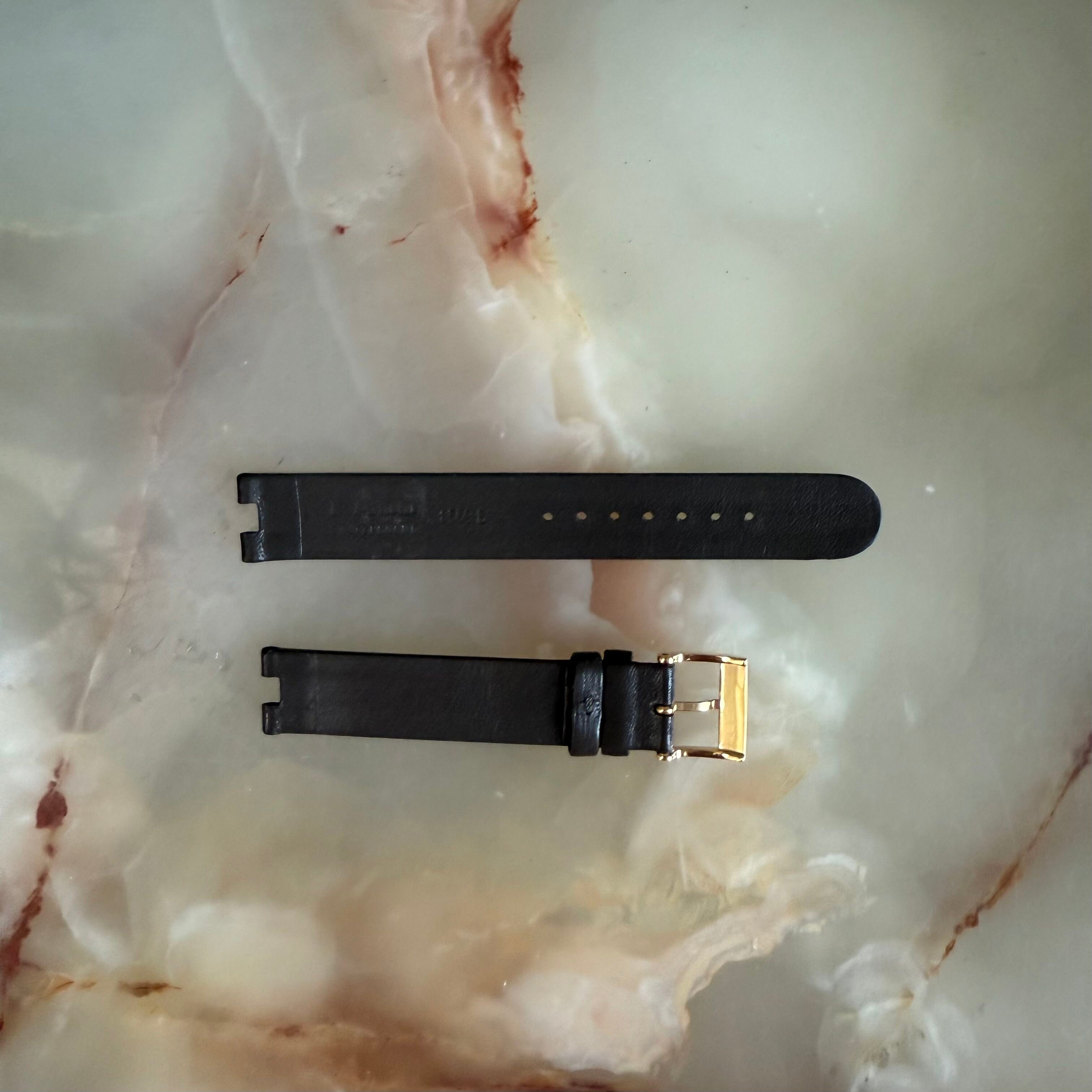 Authentic RADO Brown Leather Watch Strap Band 16mm with Buckle 8569-B