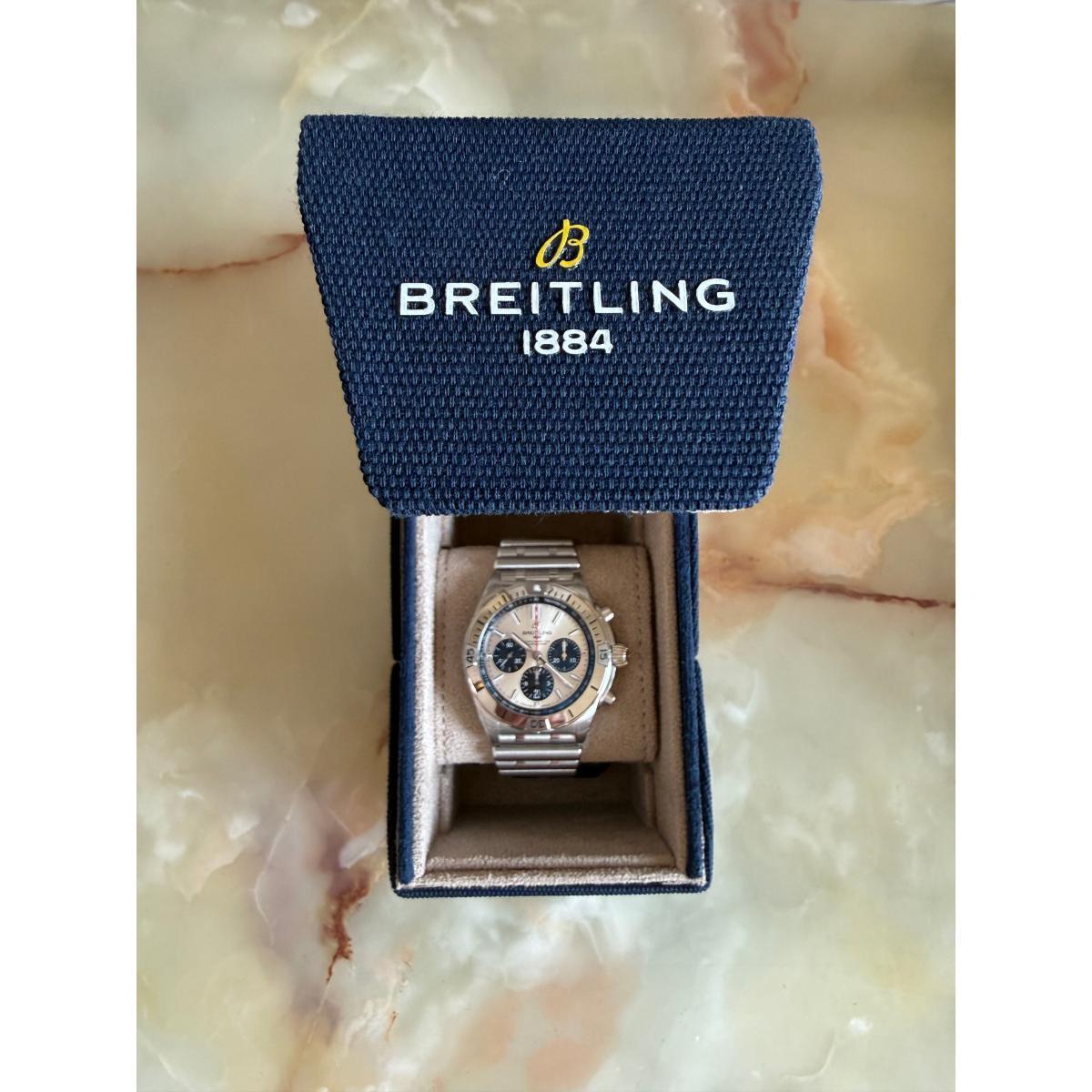 Breitling Chronomat B01 42 Panda Dial Steel Automatic Watch AB0134