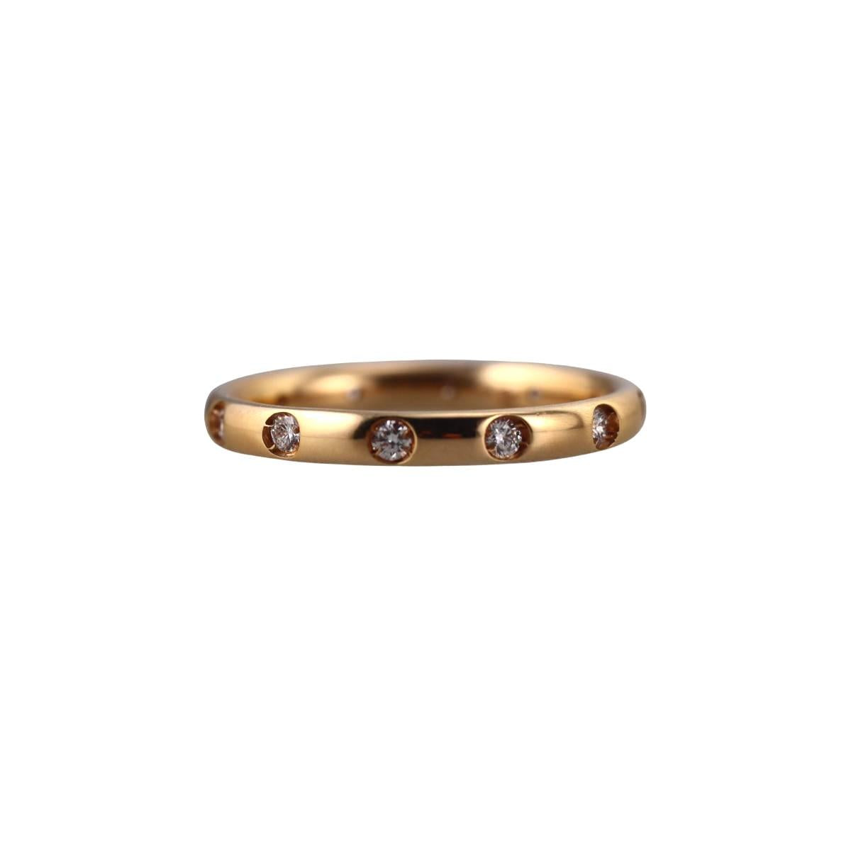 Pomellato Lucciole 18k Gold Diamond Band Ring