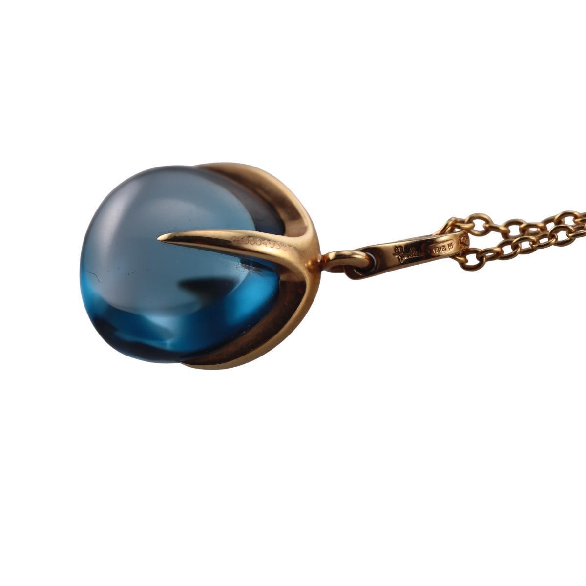 Pomellato Veleno 18k Gold Topaz Pendant Necklace