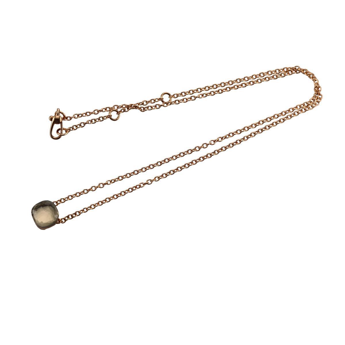 Pomellato Nudo 18k Rose Gold Pendant Necklace