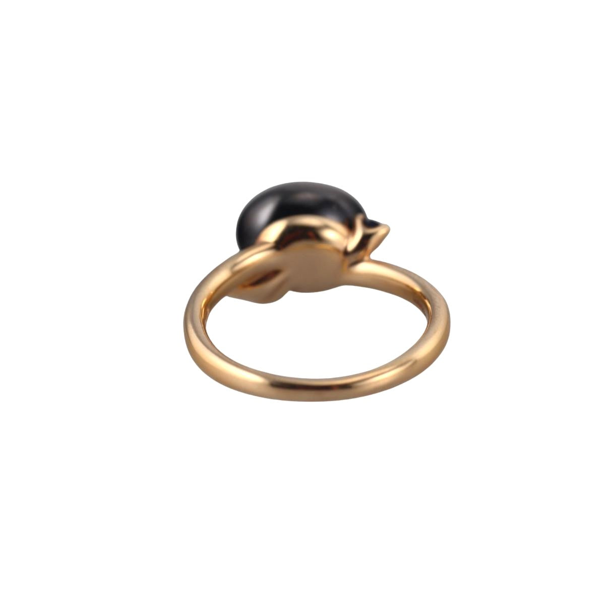 Pomellato Capri 18k Gold Ceramic Sapphire Ring