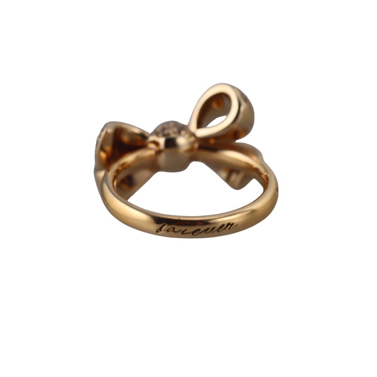 Pomellato Forever 18k Gold Bow Diamond Ring