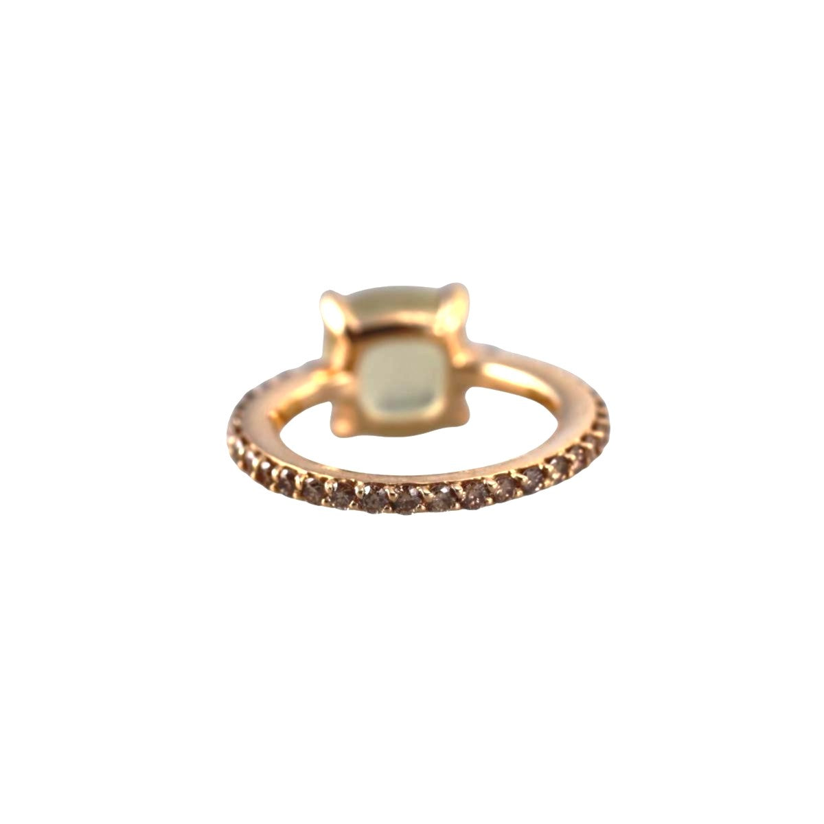 Pomellato Baby 18k Gold Lemon Quartz Diamond Ring