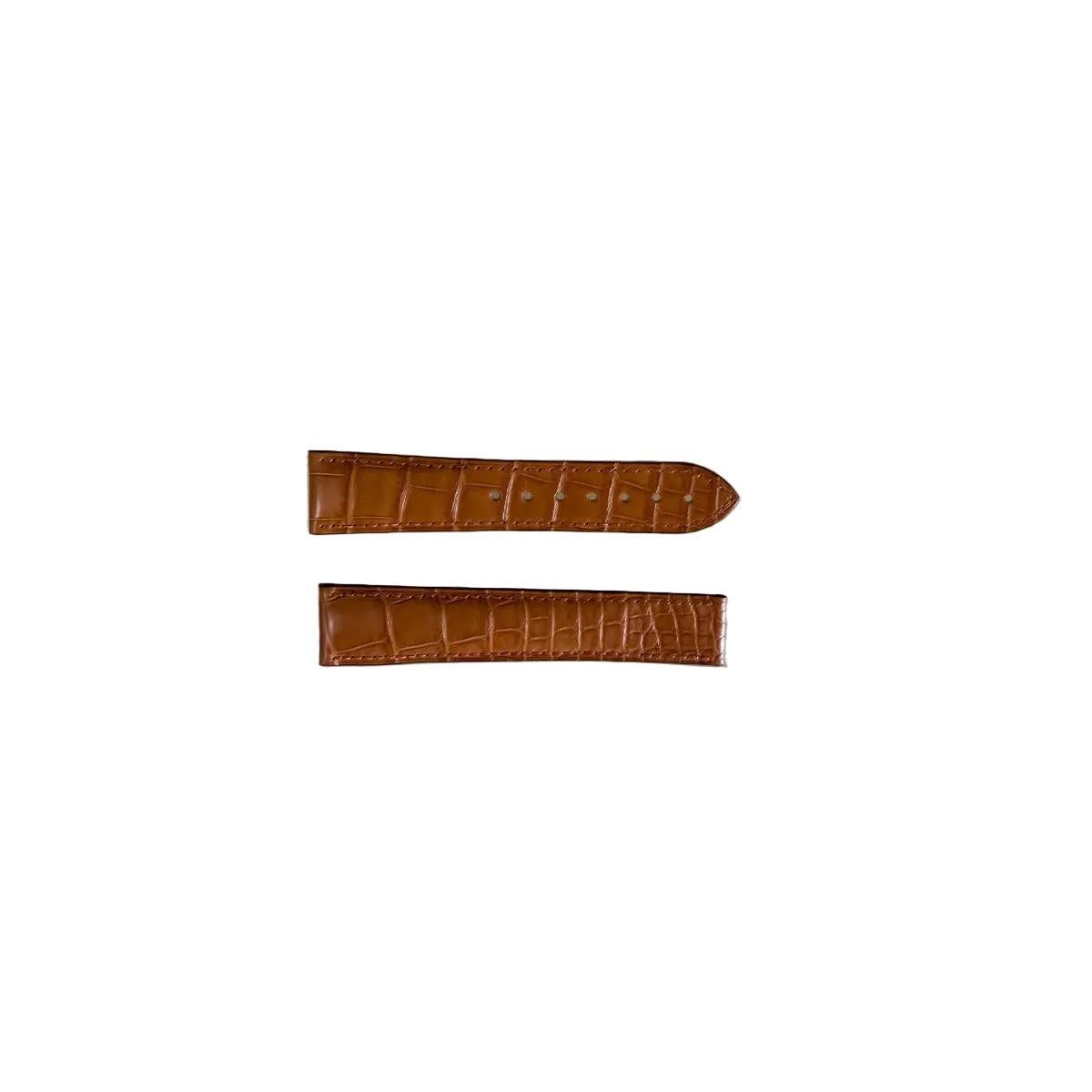 Authentic Omega Ten Crocodile Watch Strap Band 20mm 98000063