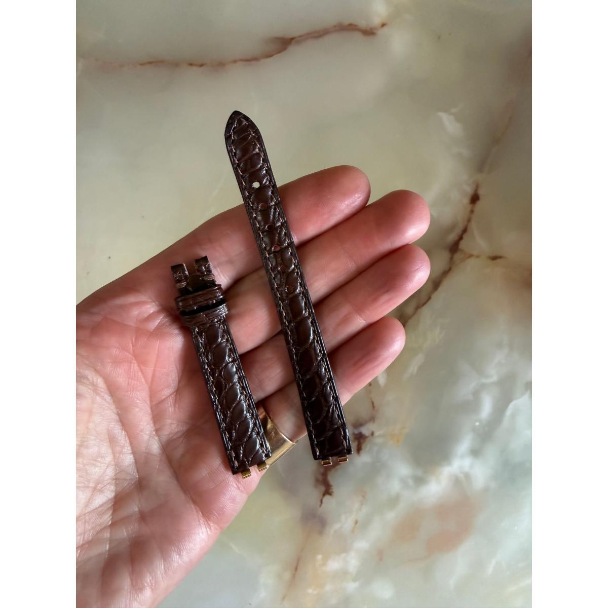 Authentic Omega Brown Crocodile Watch Strap Band 12mm 97862022A