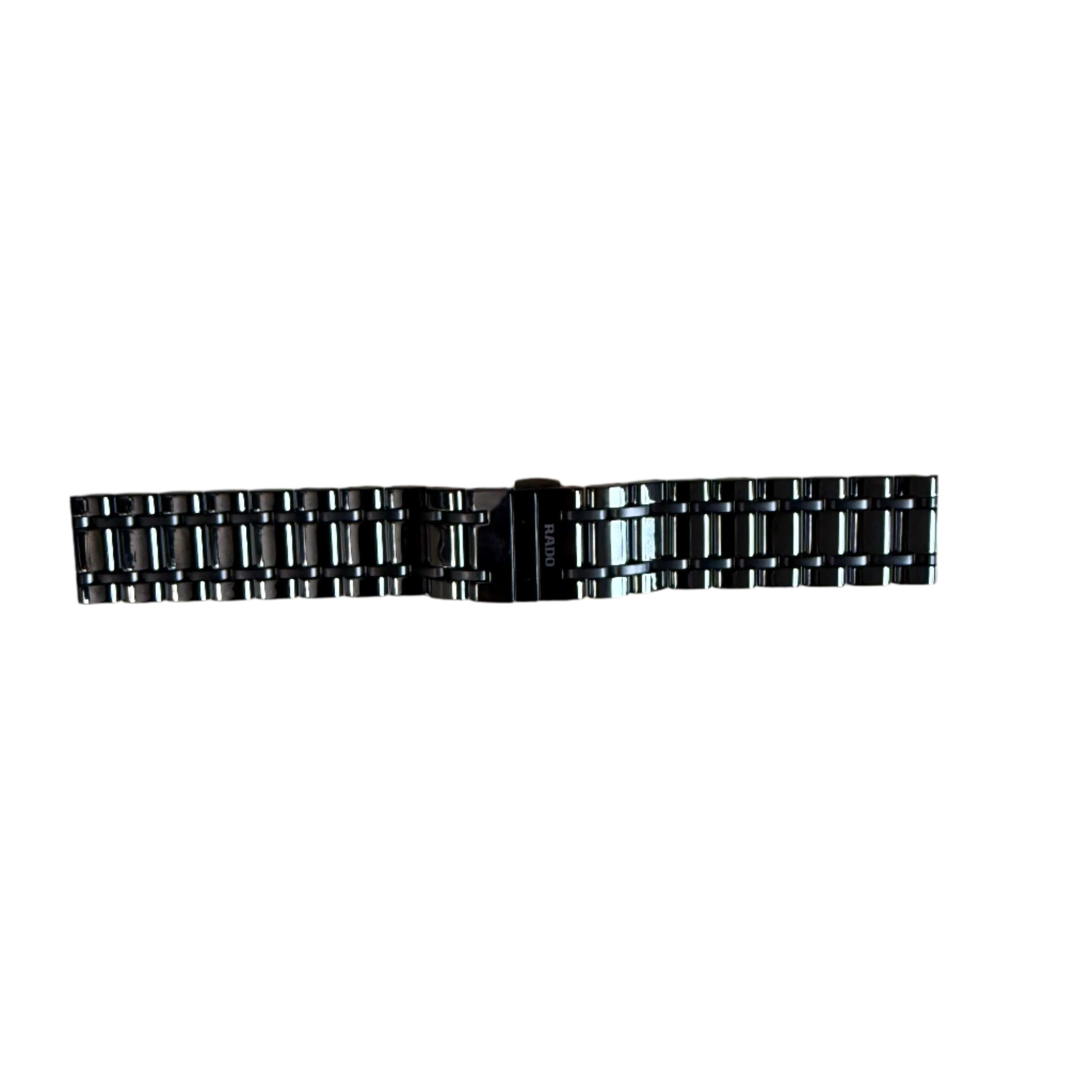 Authentic RADO Black High-Tech Ceramics Watch Bracelet 20mm 04755