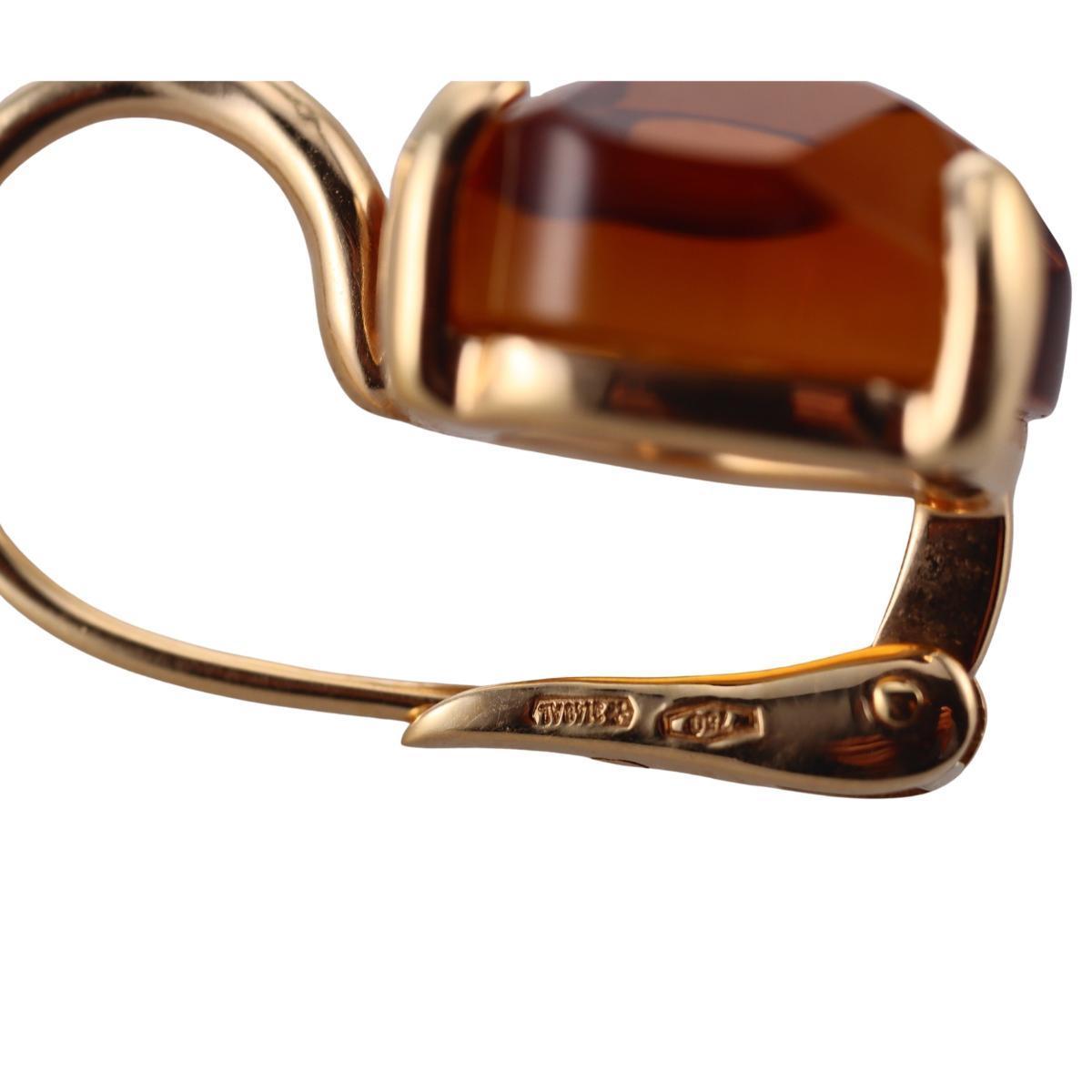 Pomellato Lola 18k Gold Citrine Earrings