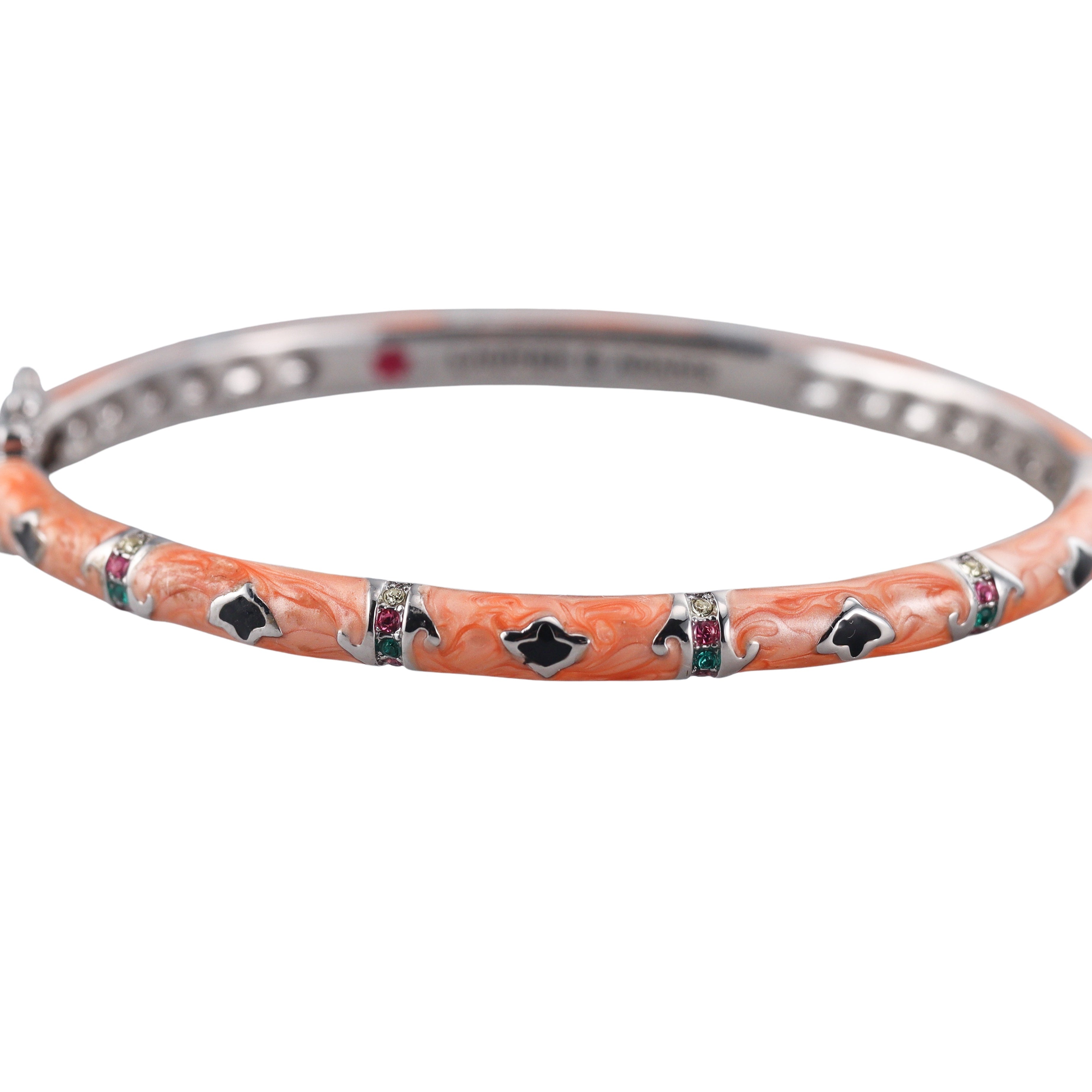 Lauren G Adams Stackable Fiesta Bangle Enamel Bracelet