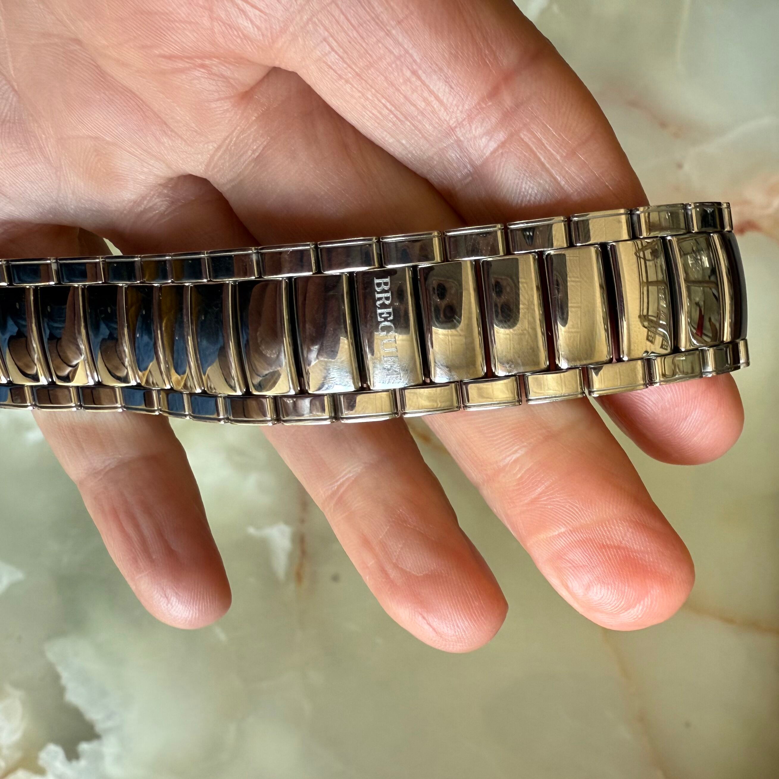 Authentic Breguet XX Transatlantique Stainless Steel Watch Bracelet 21mm 3820