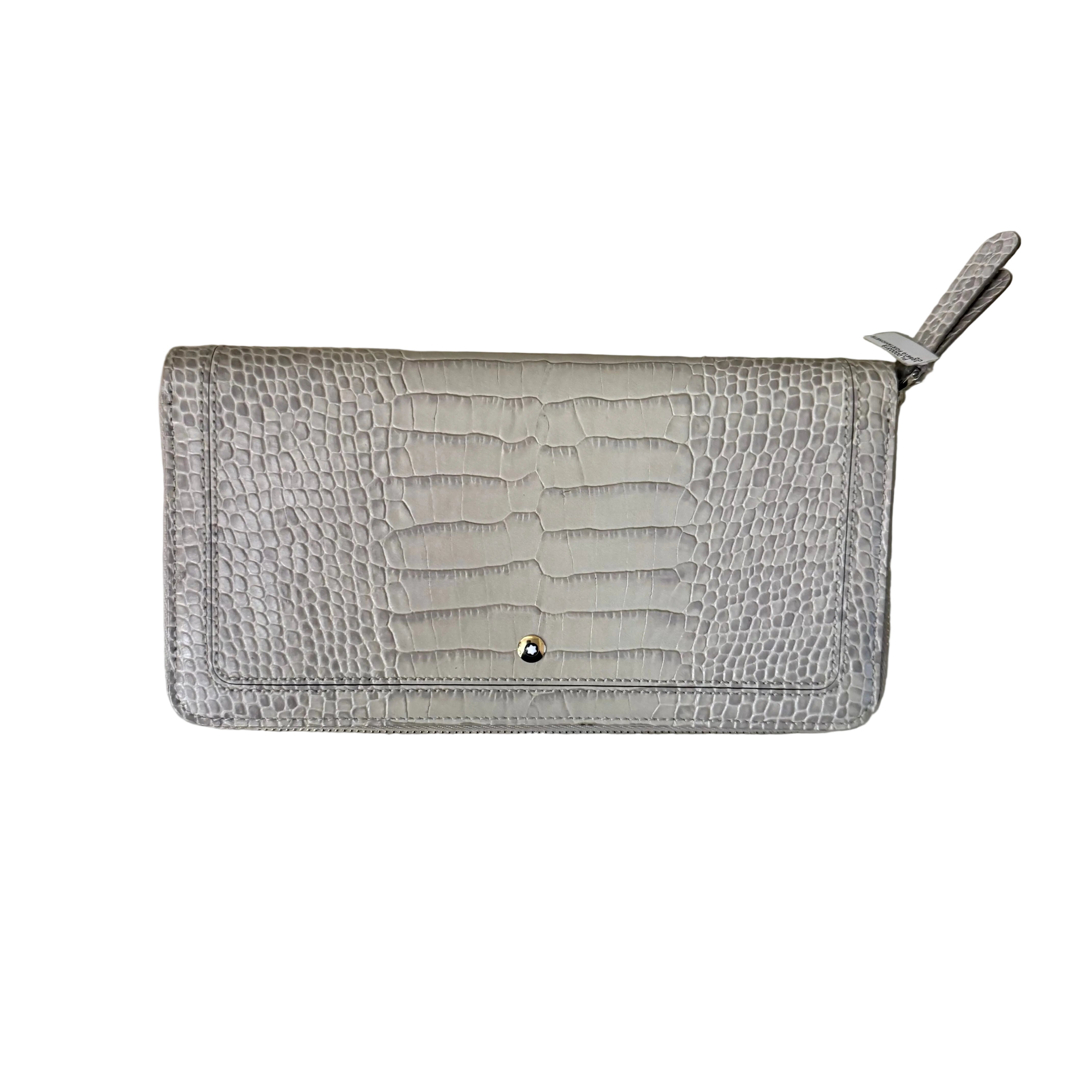 Montblanc La Vie de Boheme 8cc Leather Zipper Coin Case Wallet