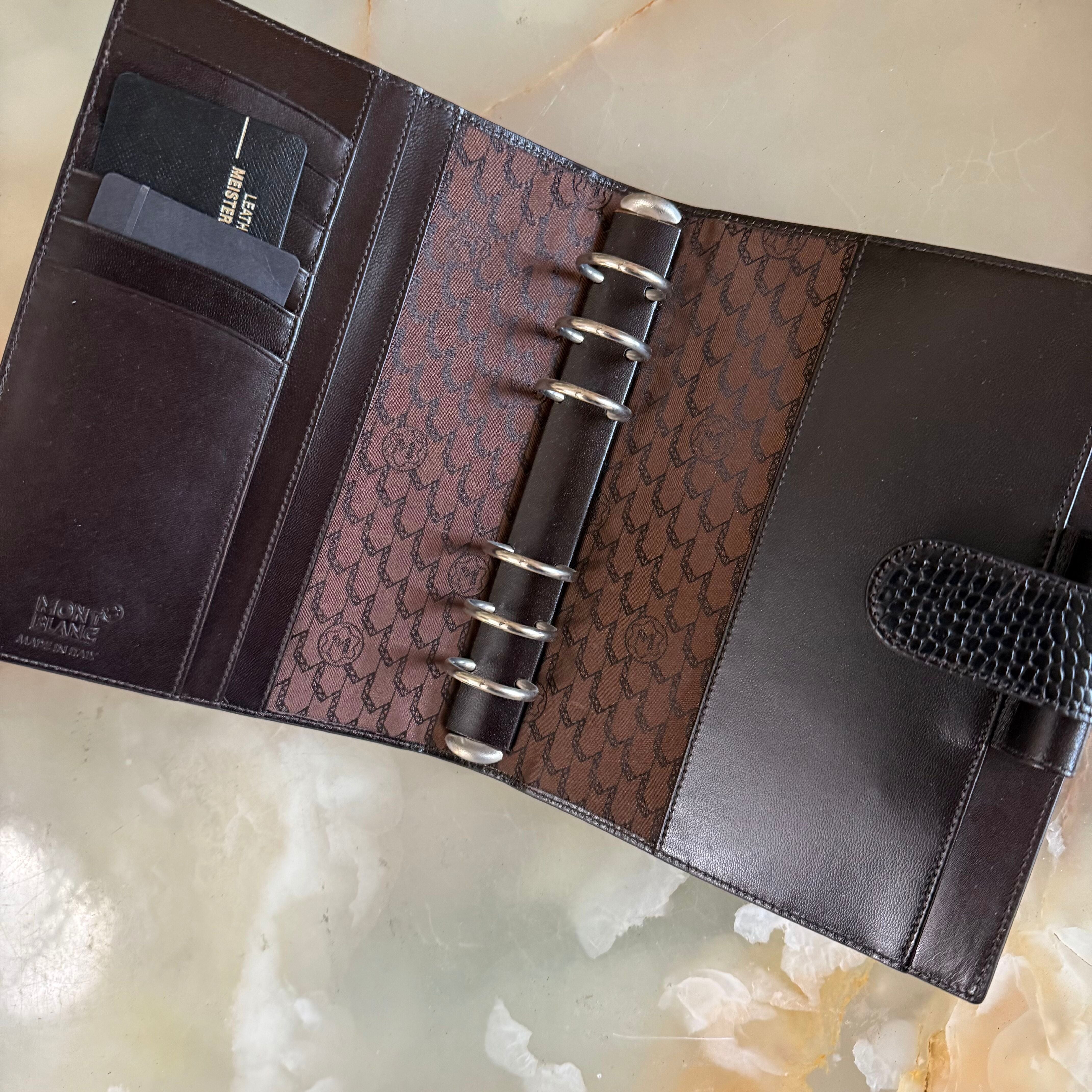 MontBlanc Meisterstuck Medium Organizer  Mocha 106650