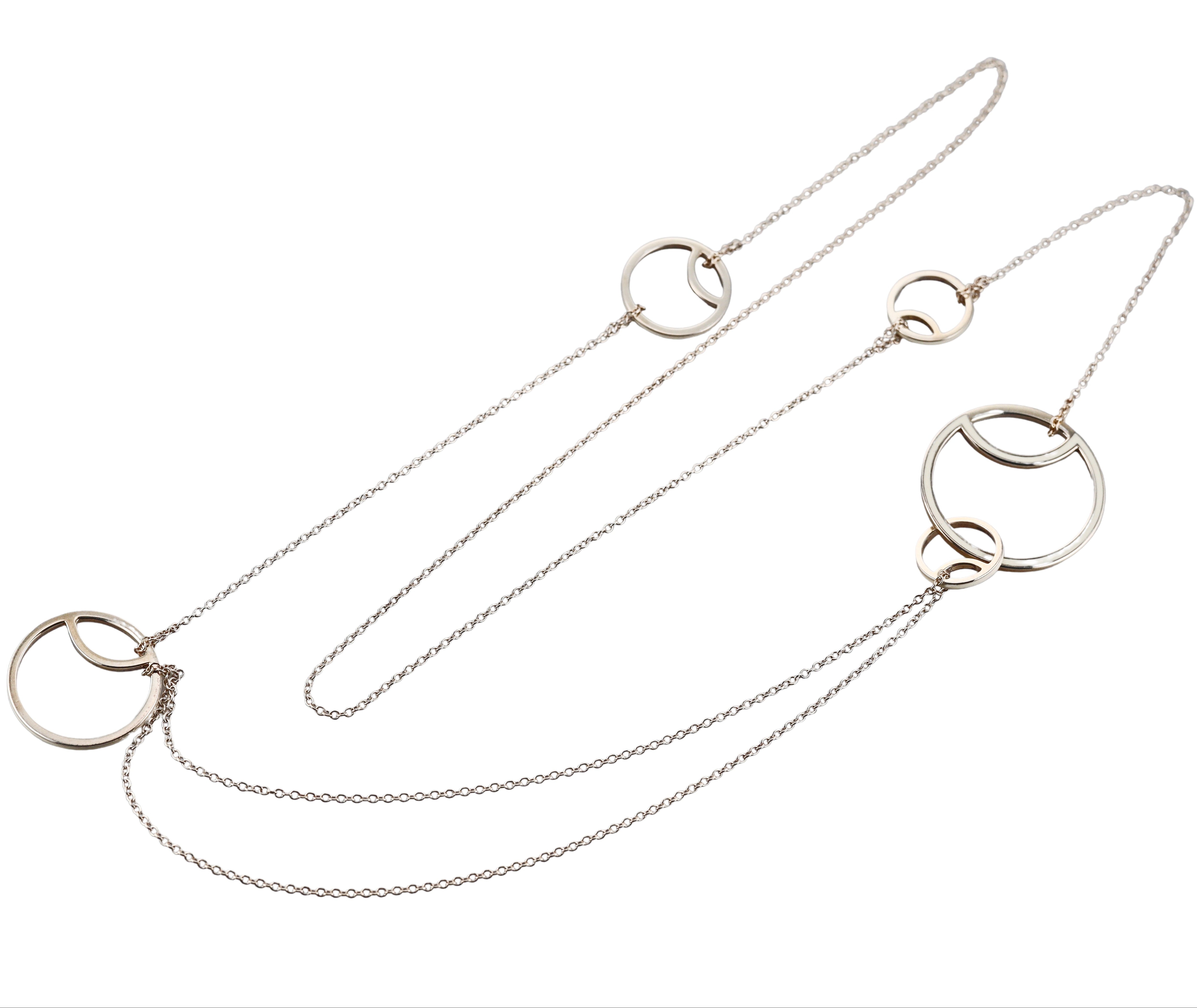 Montblanc Sterling Silver Boheme Chain Necklace 169682