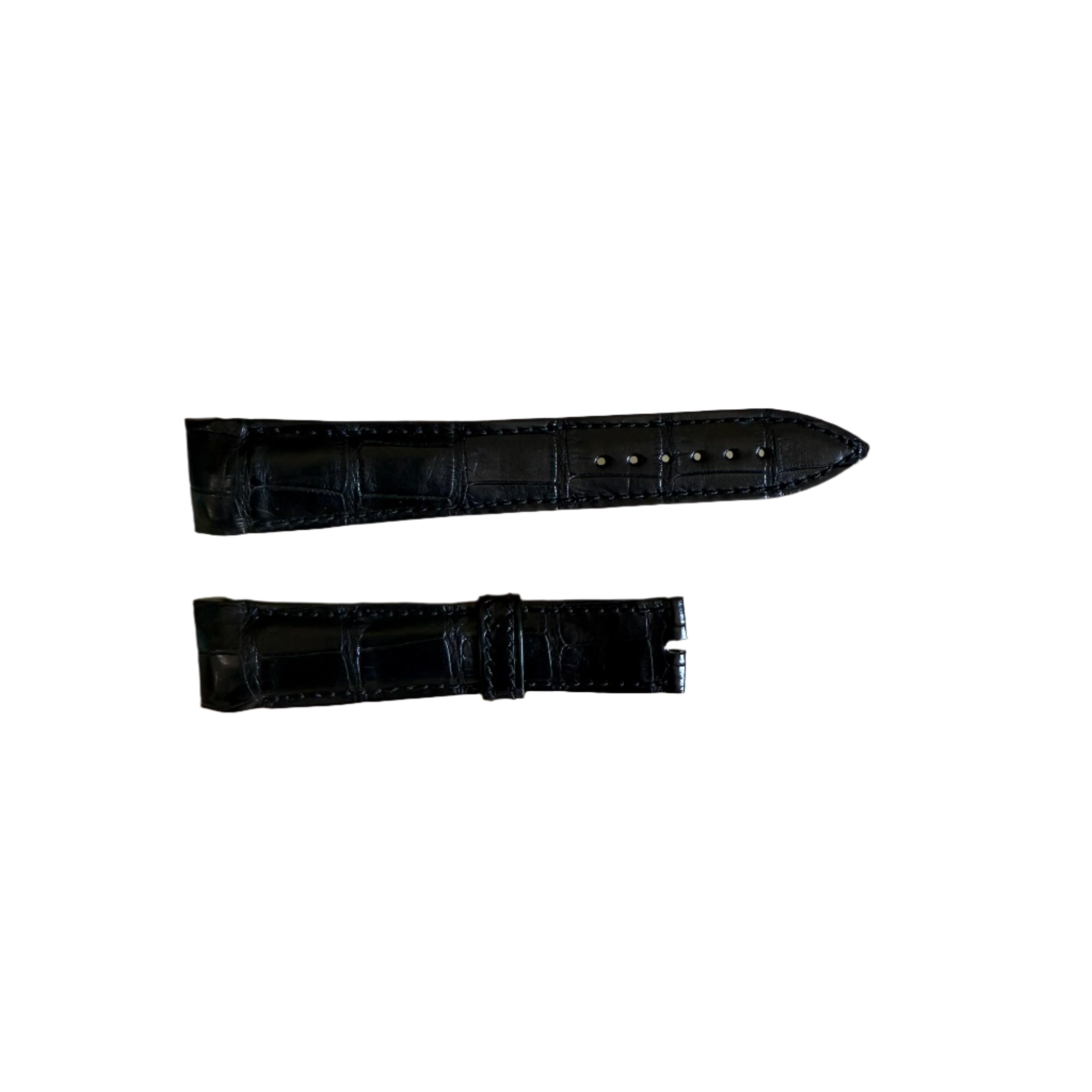 Authentic Breguet Black Alligator Watch Strap Band 21mm
