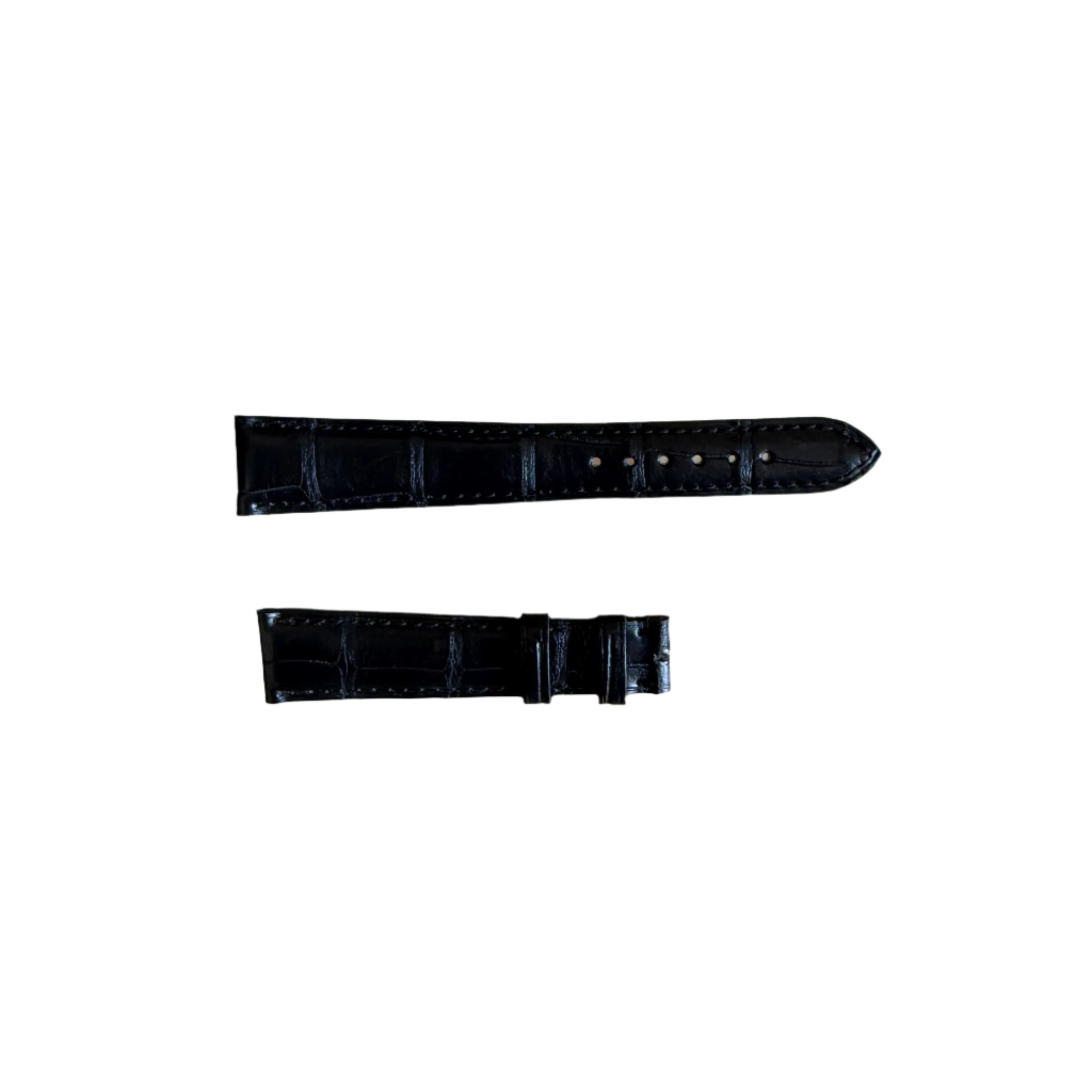 Authentic Breguet Black Alligator Watch Strap Band 18mm