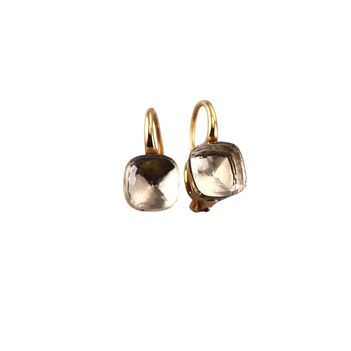 Pomellato Nudo Classic 18k Quartz Earrings