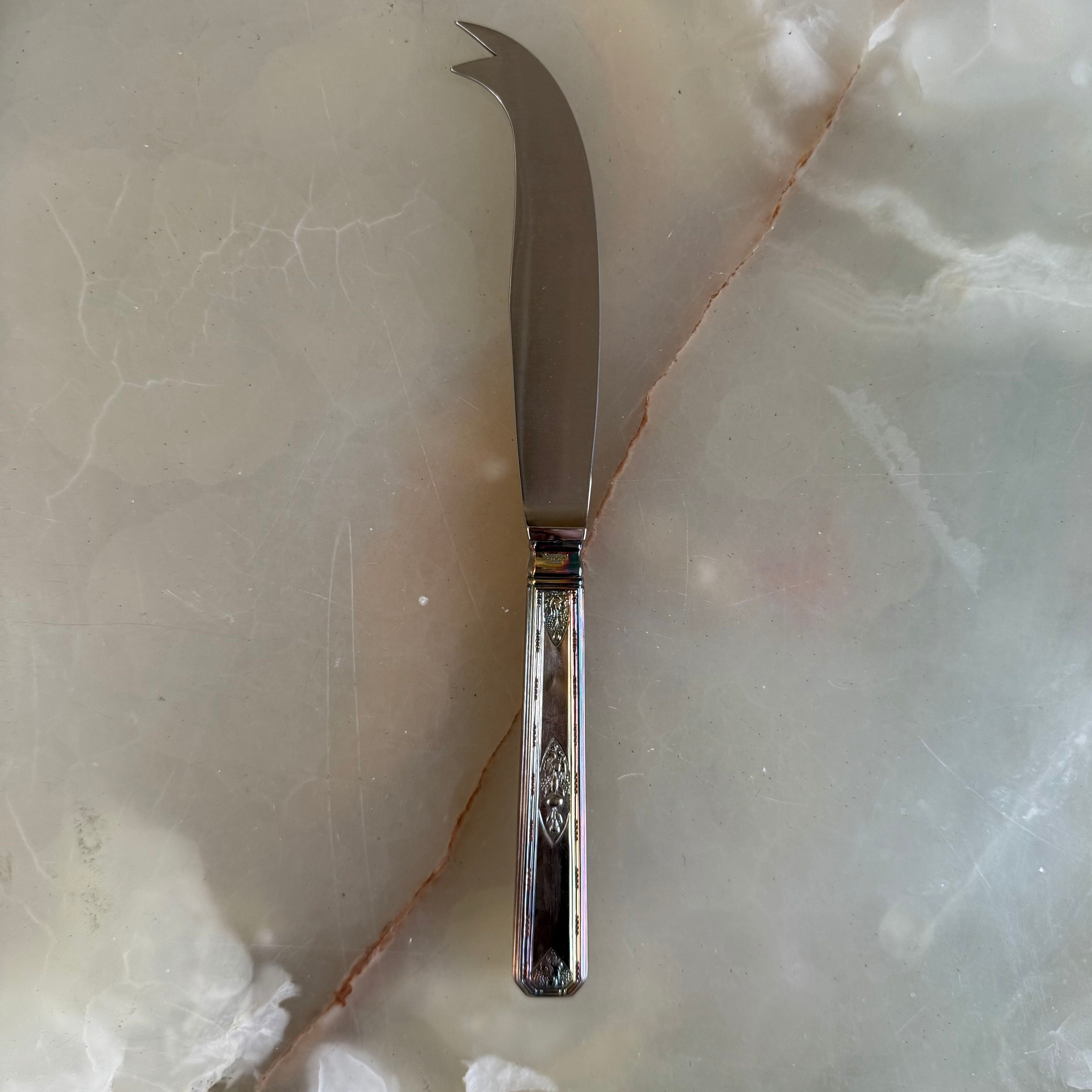 Puiforcat Monthelie Silver Platted Flatware Set 91 pc