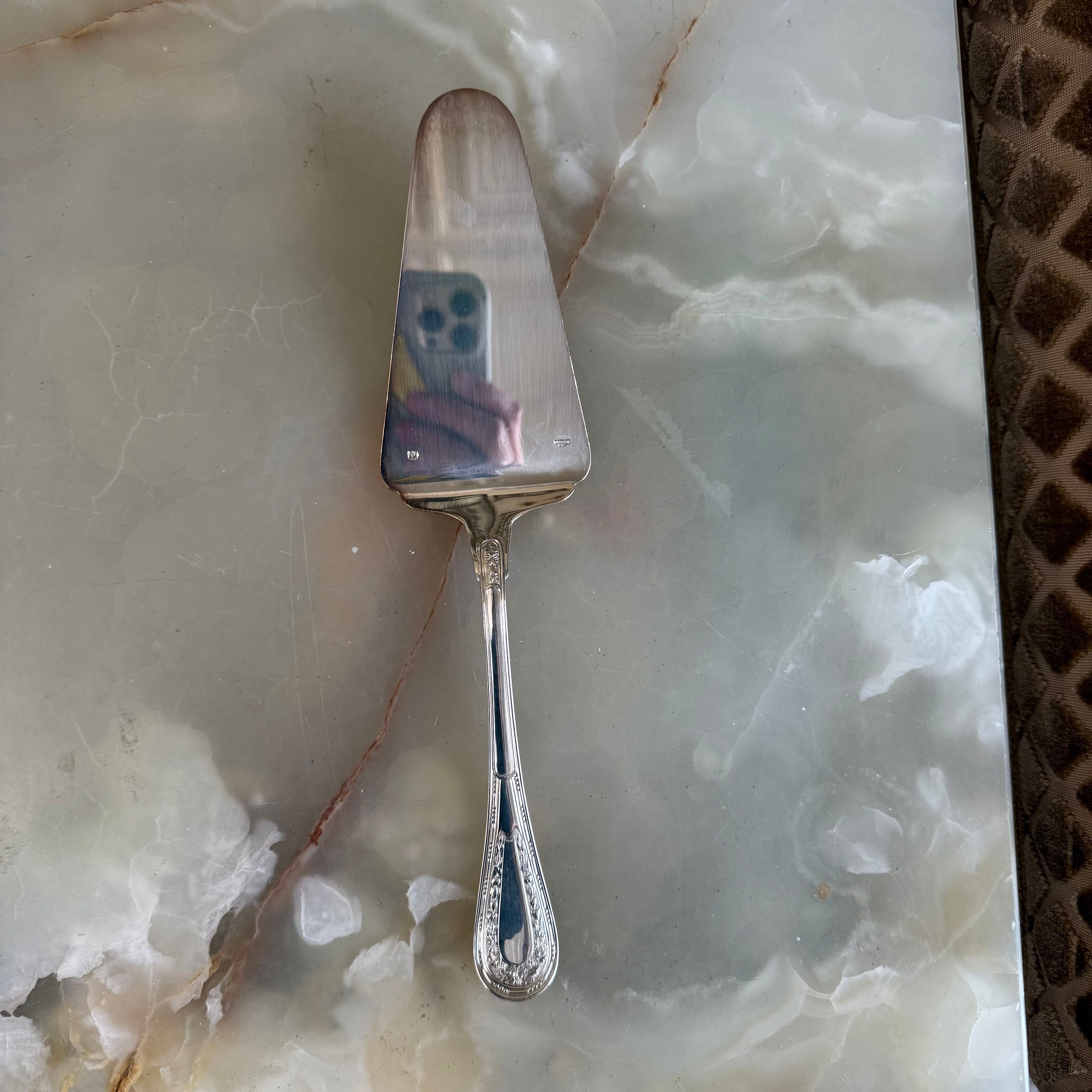 Puiforcat Monthelie Silver Platted Flatware Set 91 pc