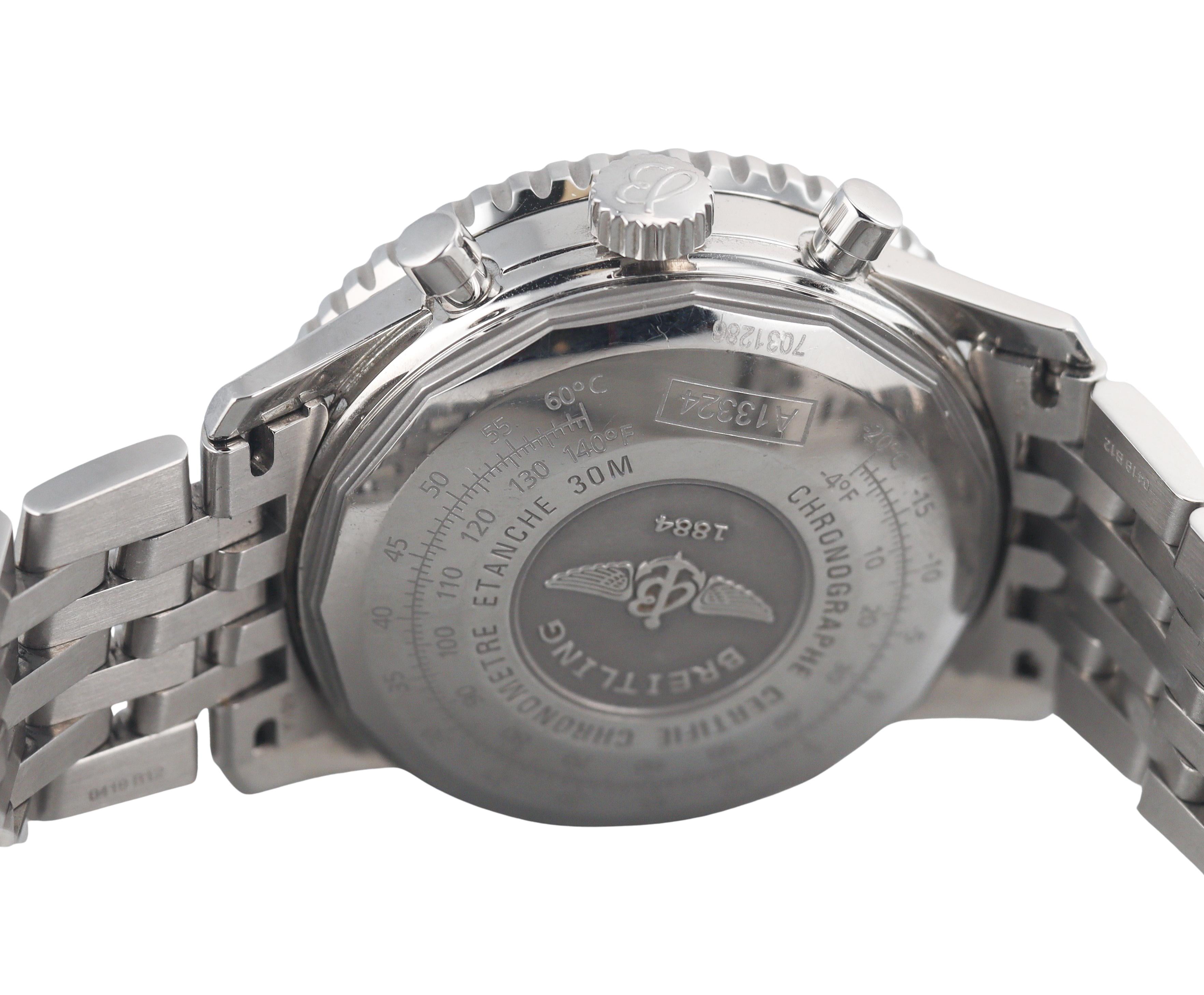 Breitling Navitimer Chronograph 41 Automatic Chronometer Steel Watch A13324
