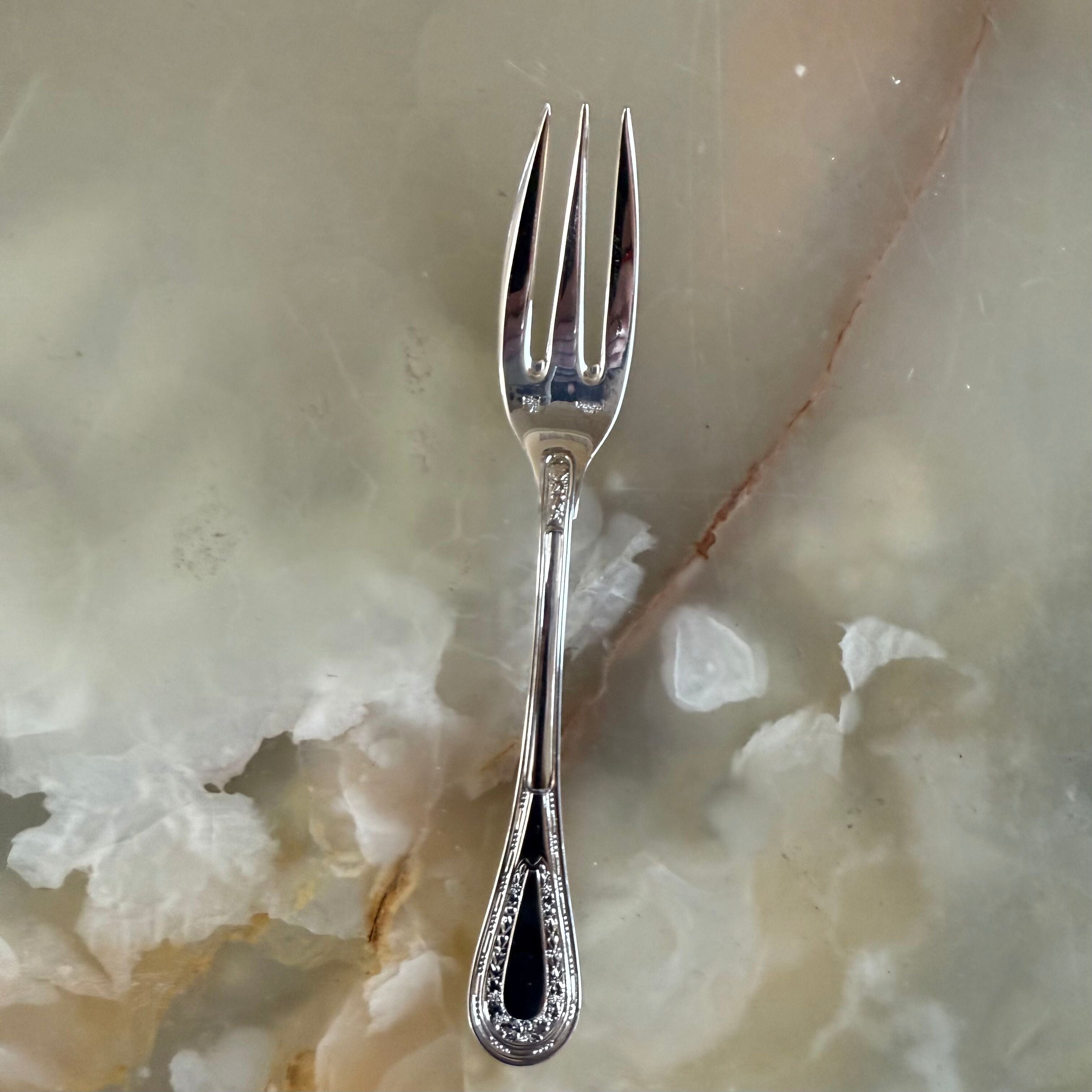 Puiforcat Monthelie Silver Platted Flatware Set 91 pc