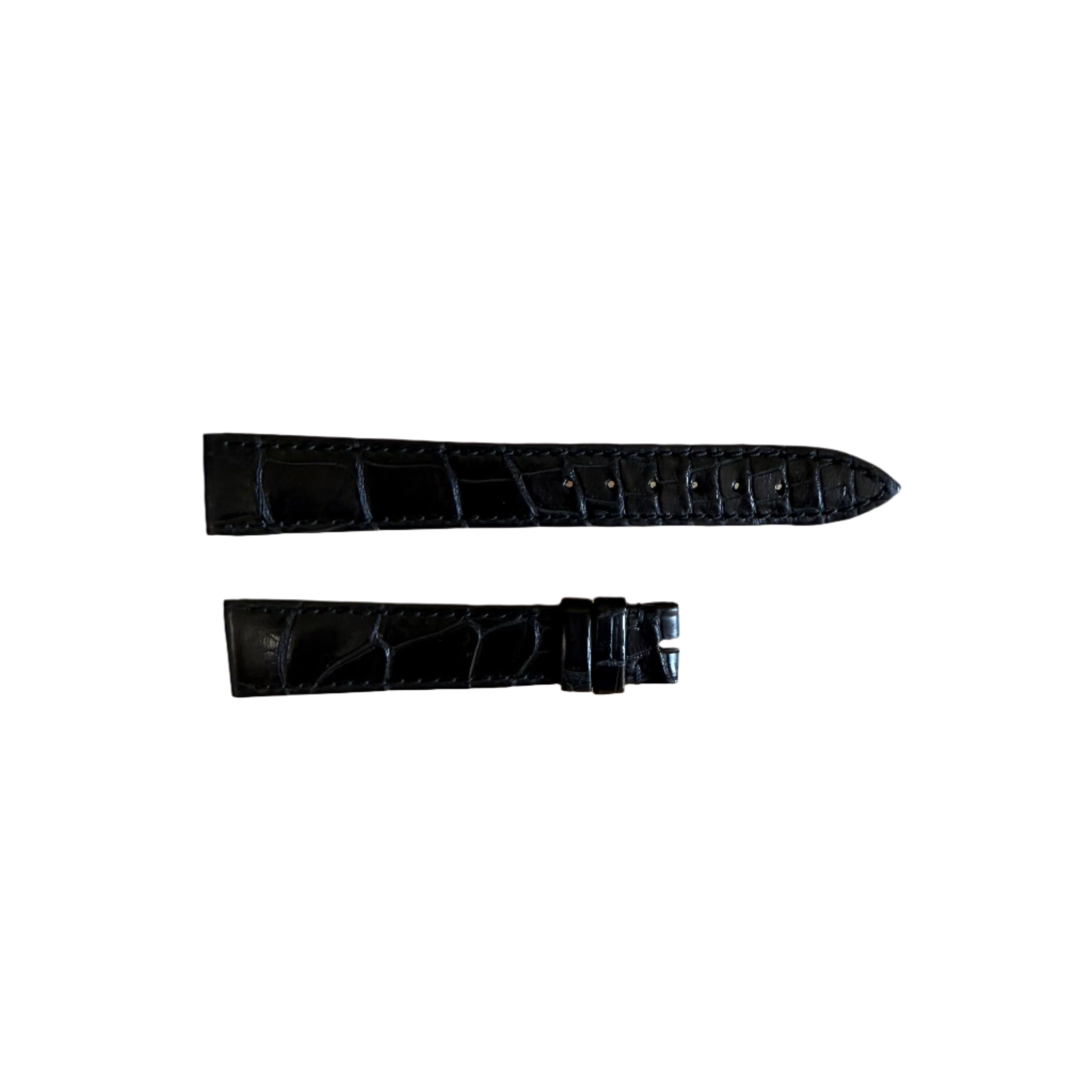 Authentic Breguet Black Crocodile Watch Strap Band 17mm