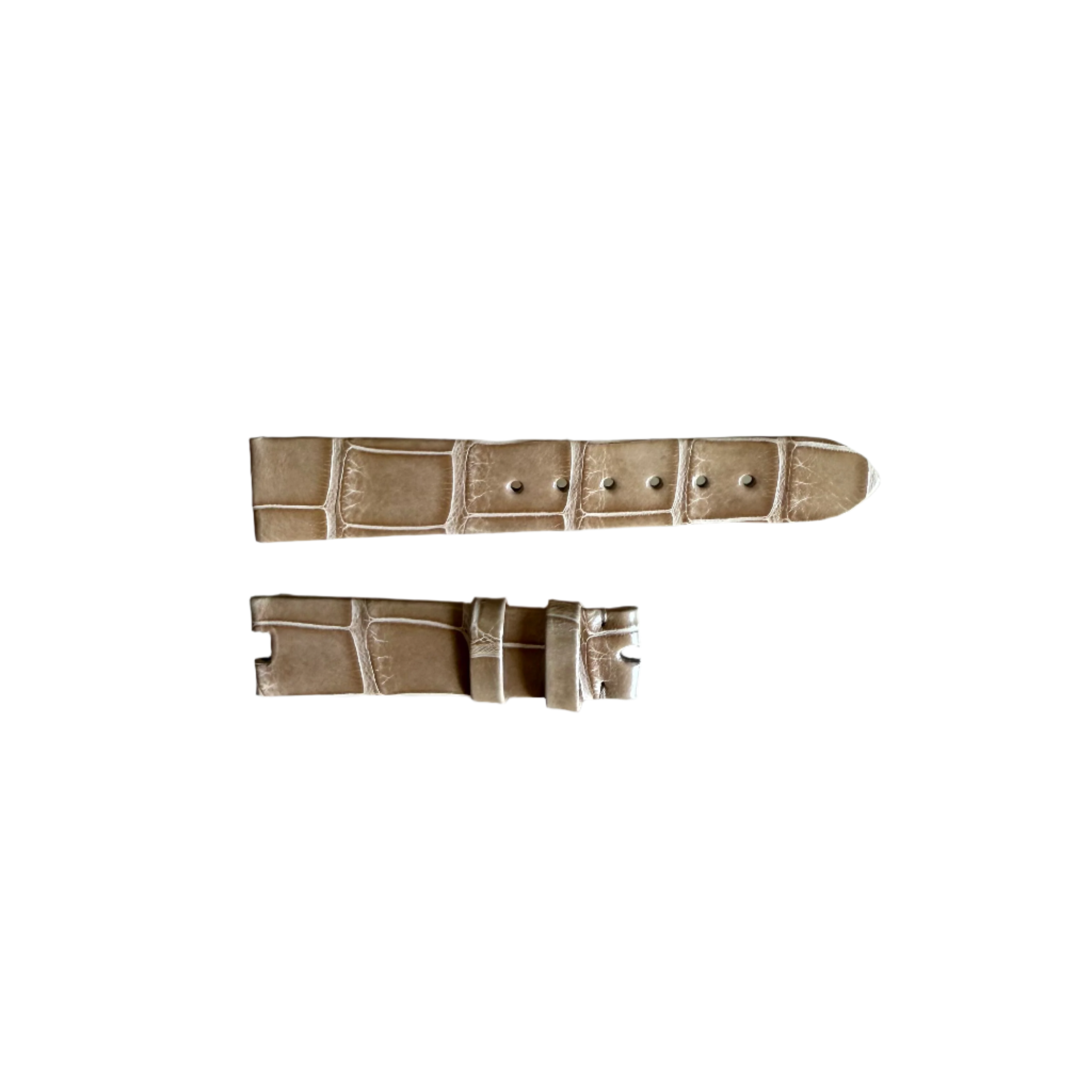 Authentic Breguet Beige Alligator Watch Strap Band 16mm #2