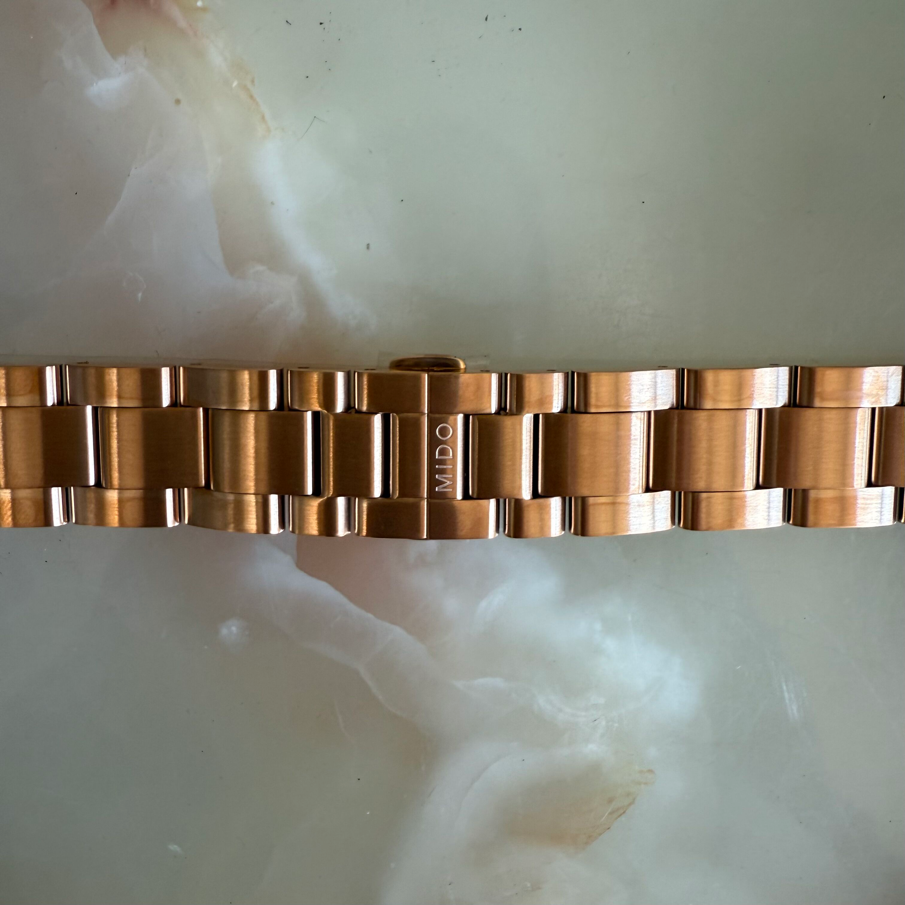 Authentic MIDO Gold Steel Watch Bracelet 19mm M605013318