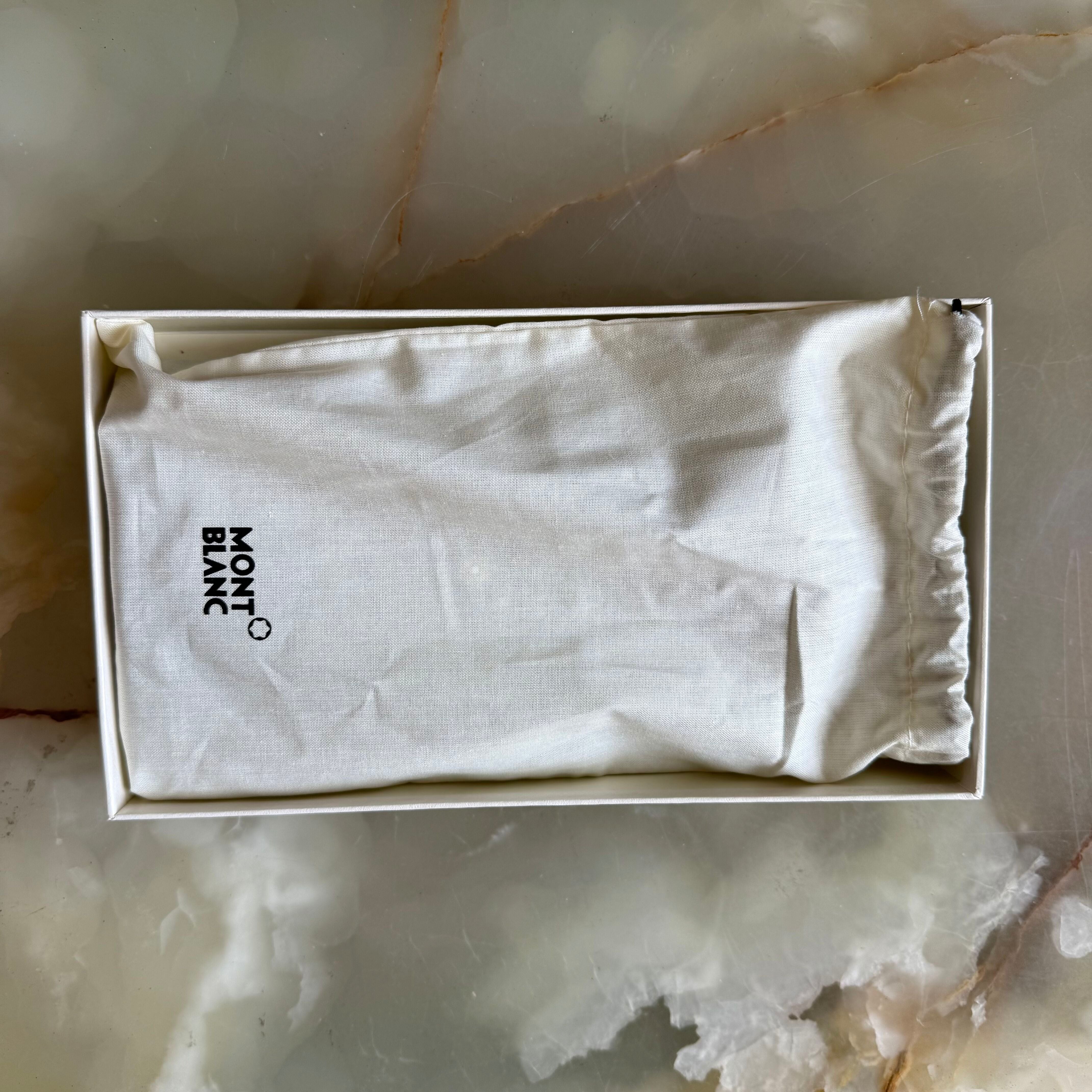 Montblanc Boheme Black Leather Wallet w Flap & Coin Case 109322