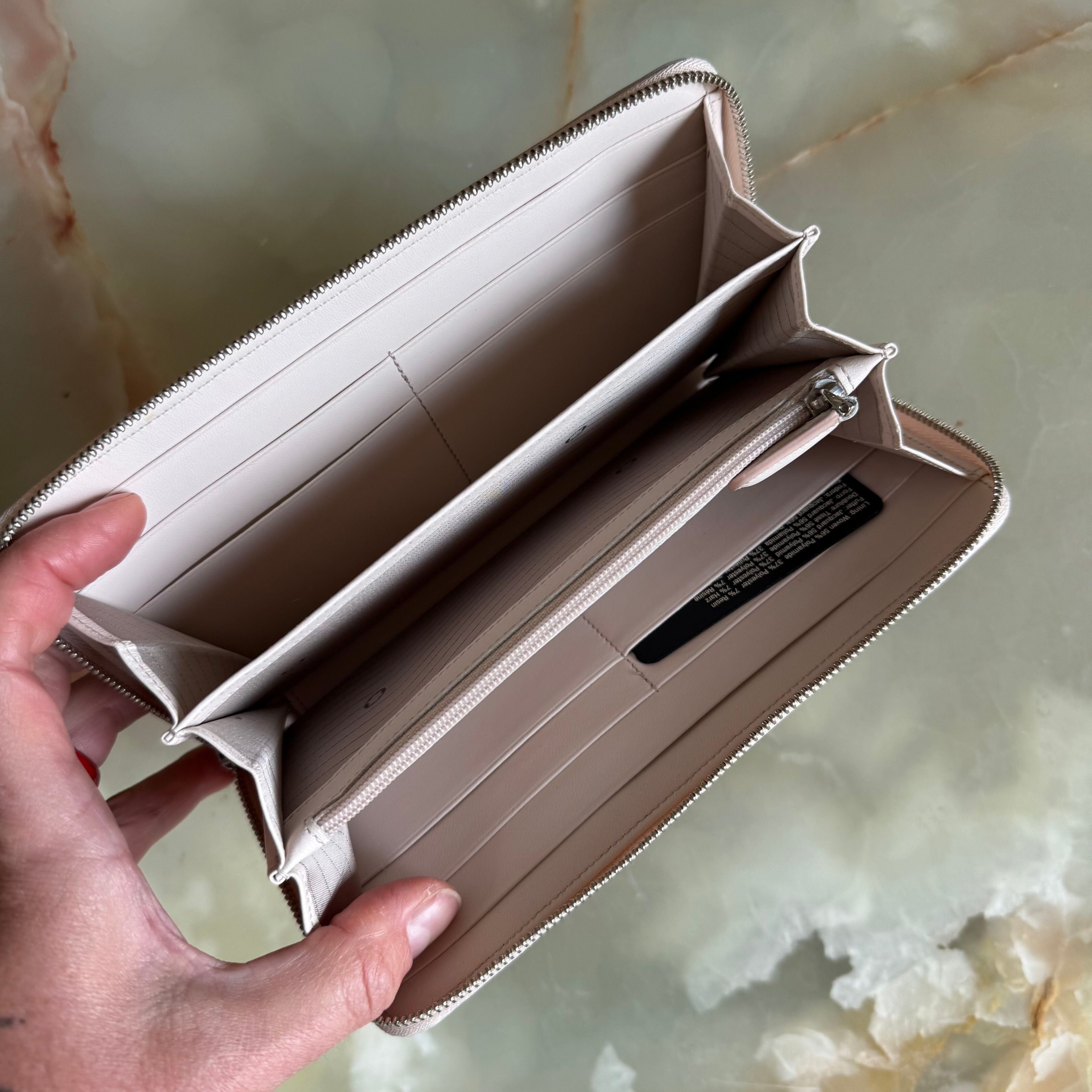 Montblanc Boheme Lavender Leather Wallet w Flap & Coin Case 106806