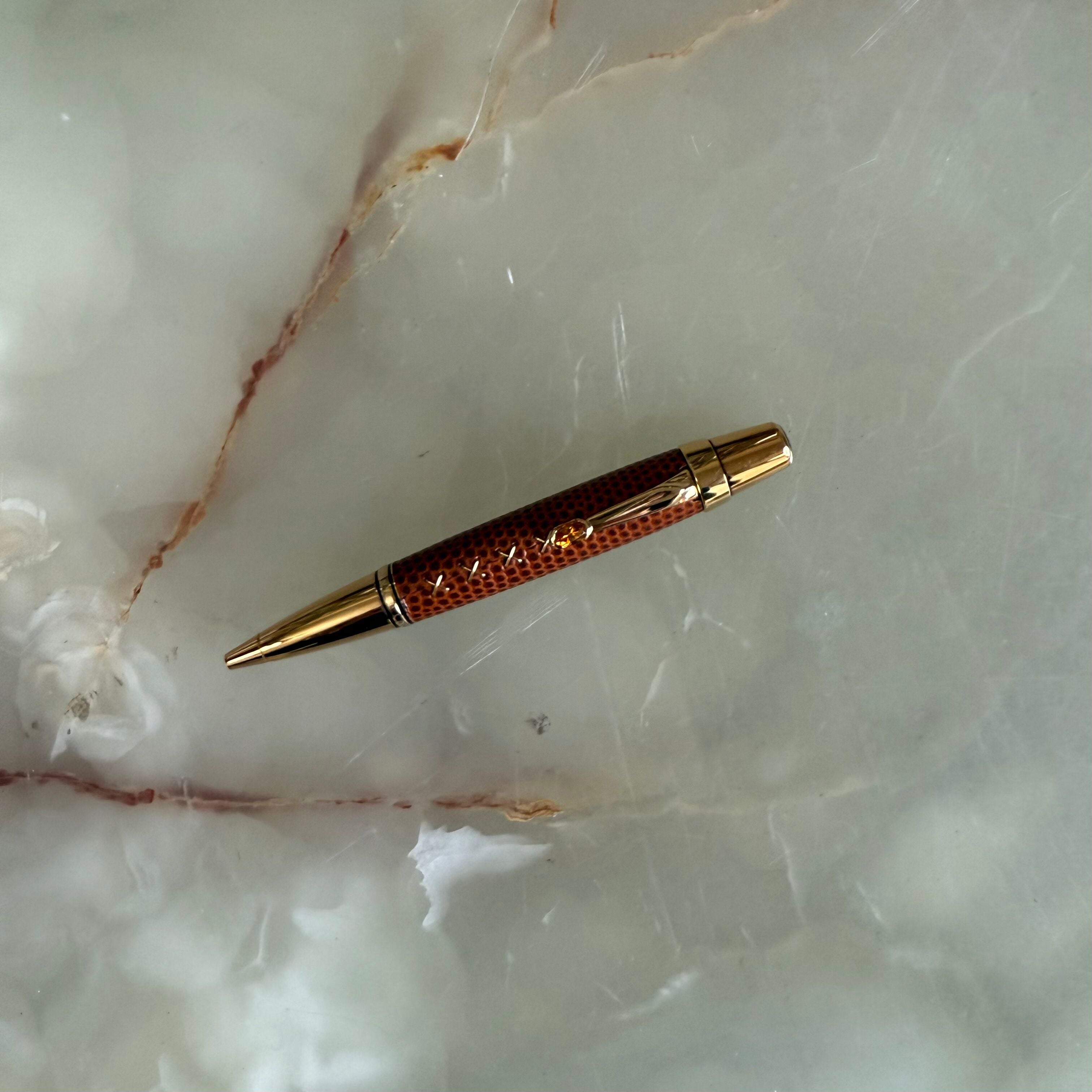 Montblanc Boheme Citrine Set Gold Plated Details Pen w Case 9922