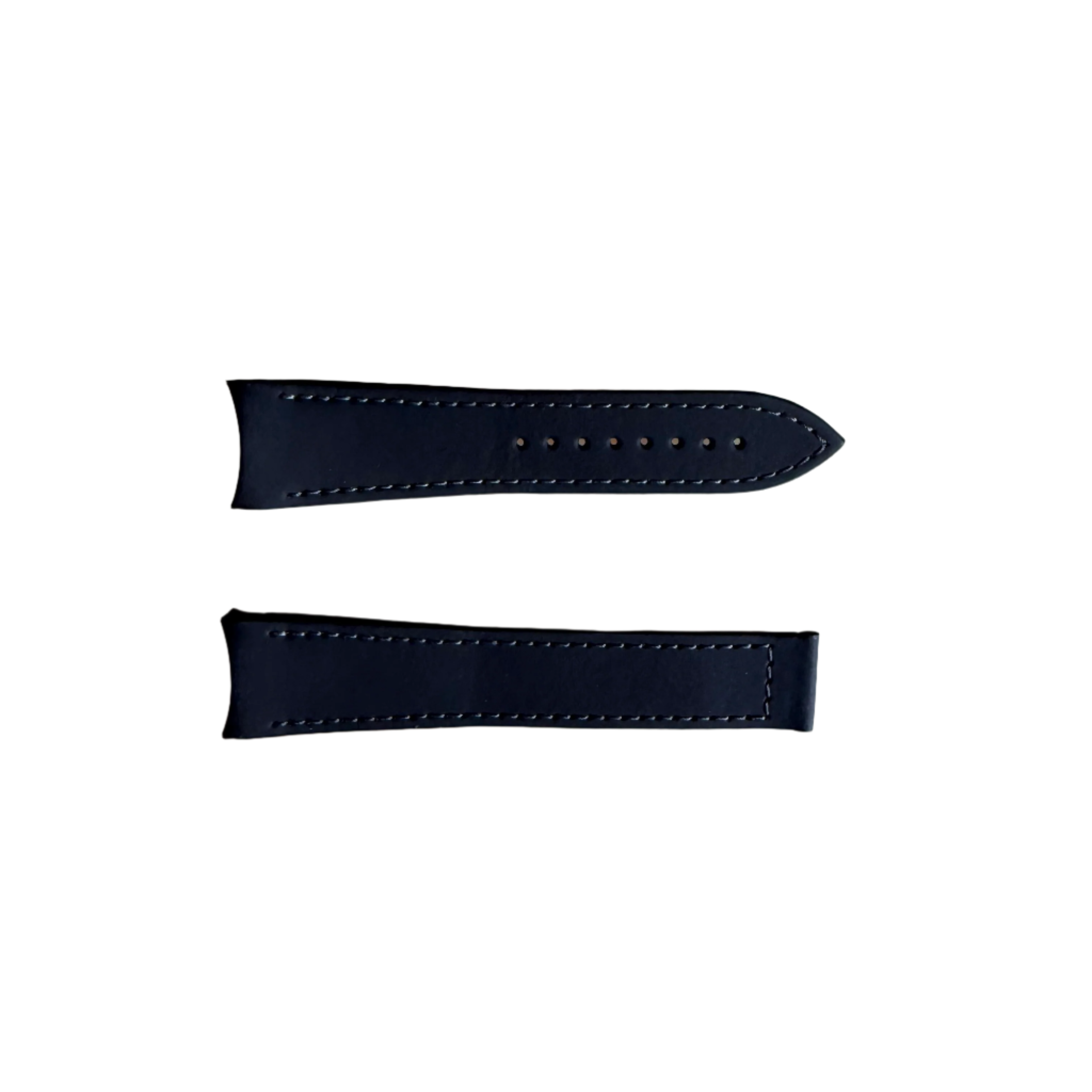 Authentic Blancpain Black Rubber Watch Strap Band 22mm