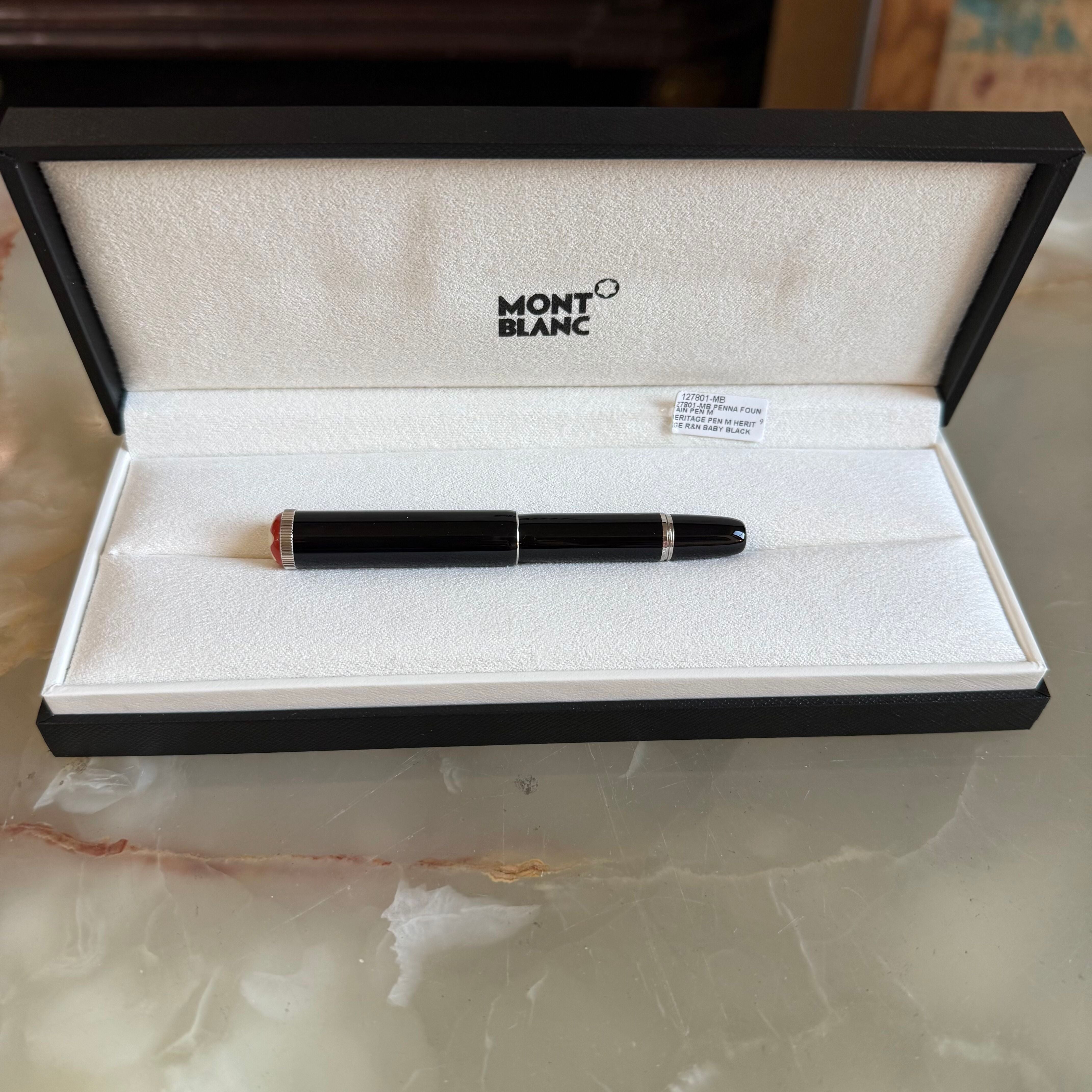 Montblanc Heritage et Noir Baby Special Edition Fountain Pen 127801