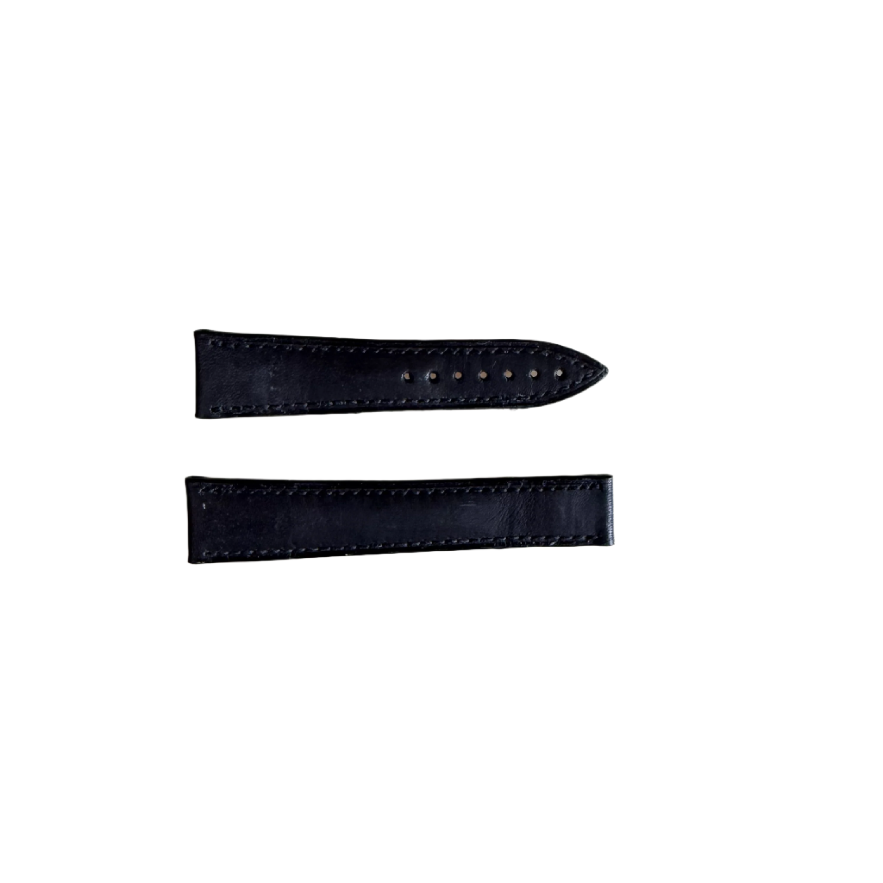 Authentic Blancpain Black Leather Watch Strap Band 18mm