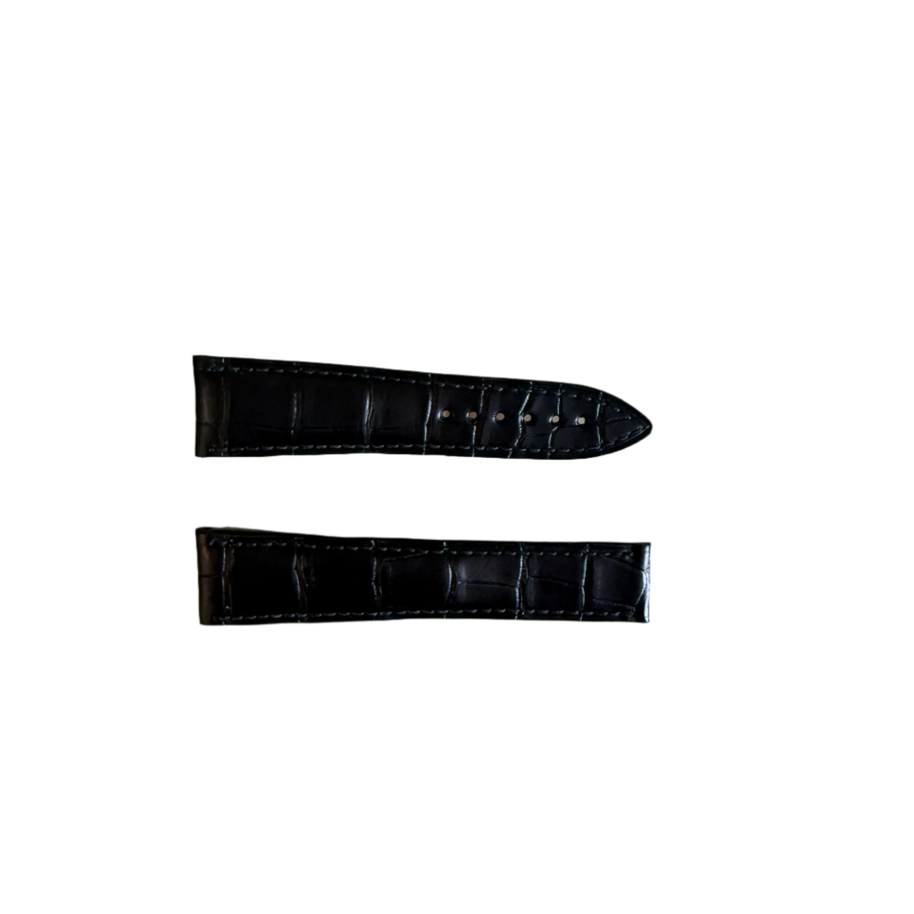 Authentic Blancpain Black Alligator Watch Strap Band 20mm