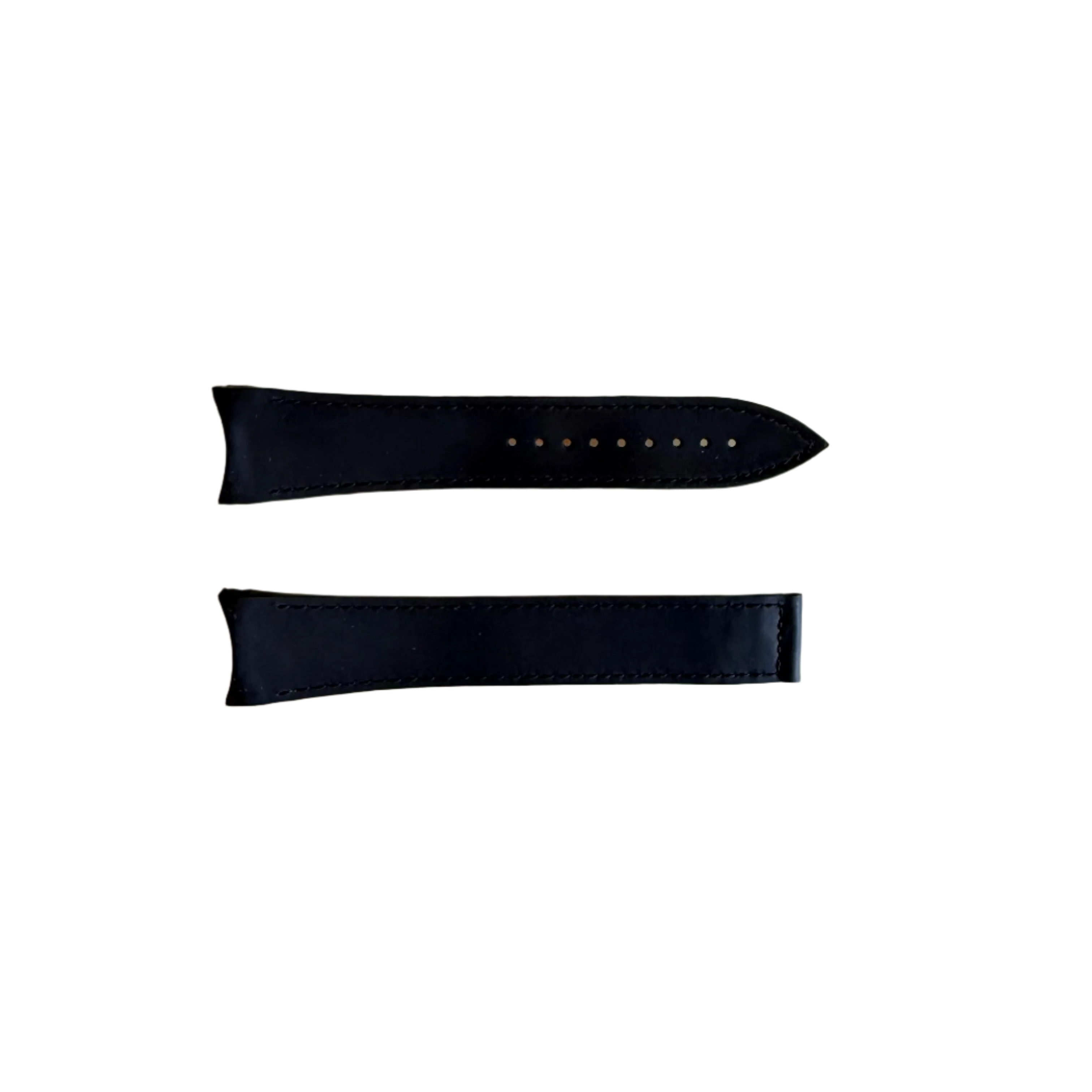 Authentic Blancpain Black Rubber Watch Strap Band 22mm 2850 EI2