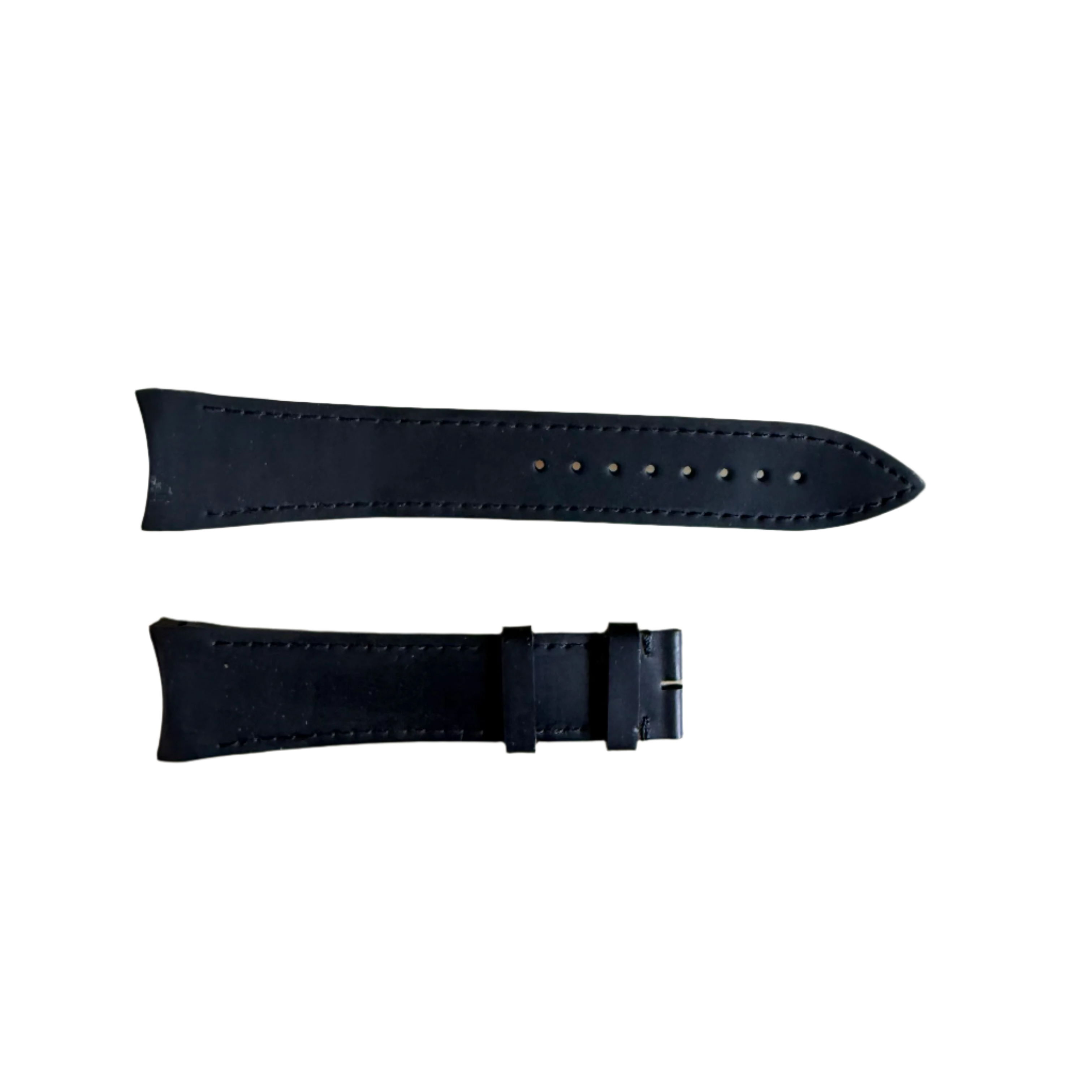 Authentic Blancpain Black Rubber Watch Strap Band 22mm 2850 EA2