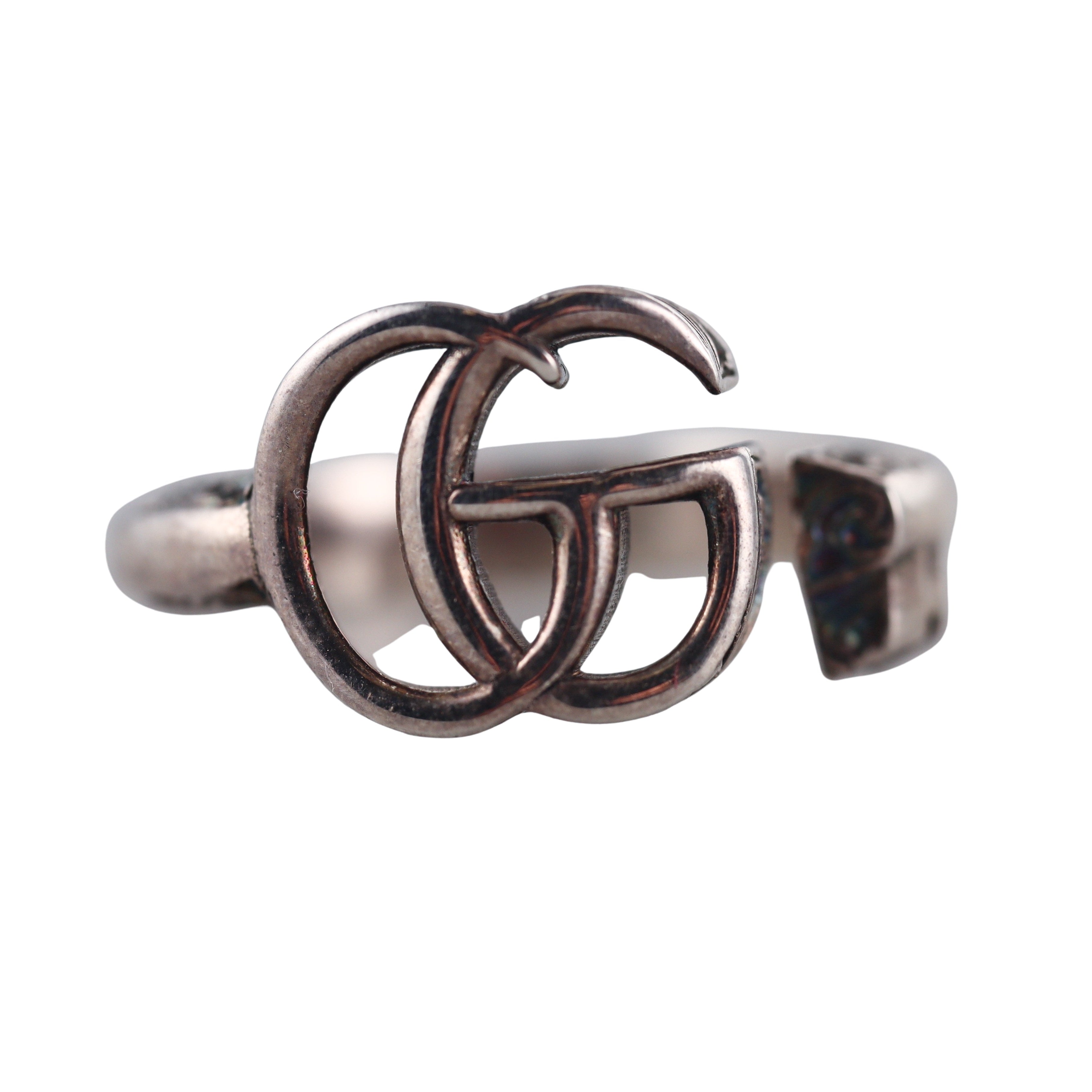 Gucci Sterling Silver Ring Retail $310