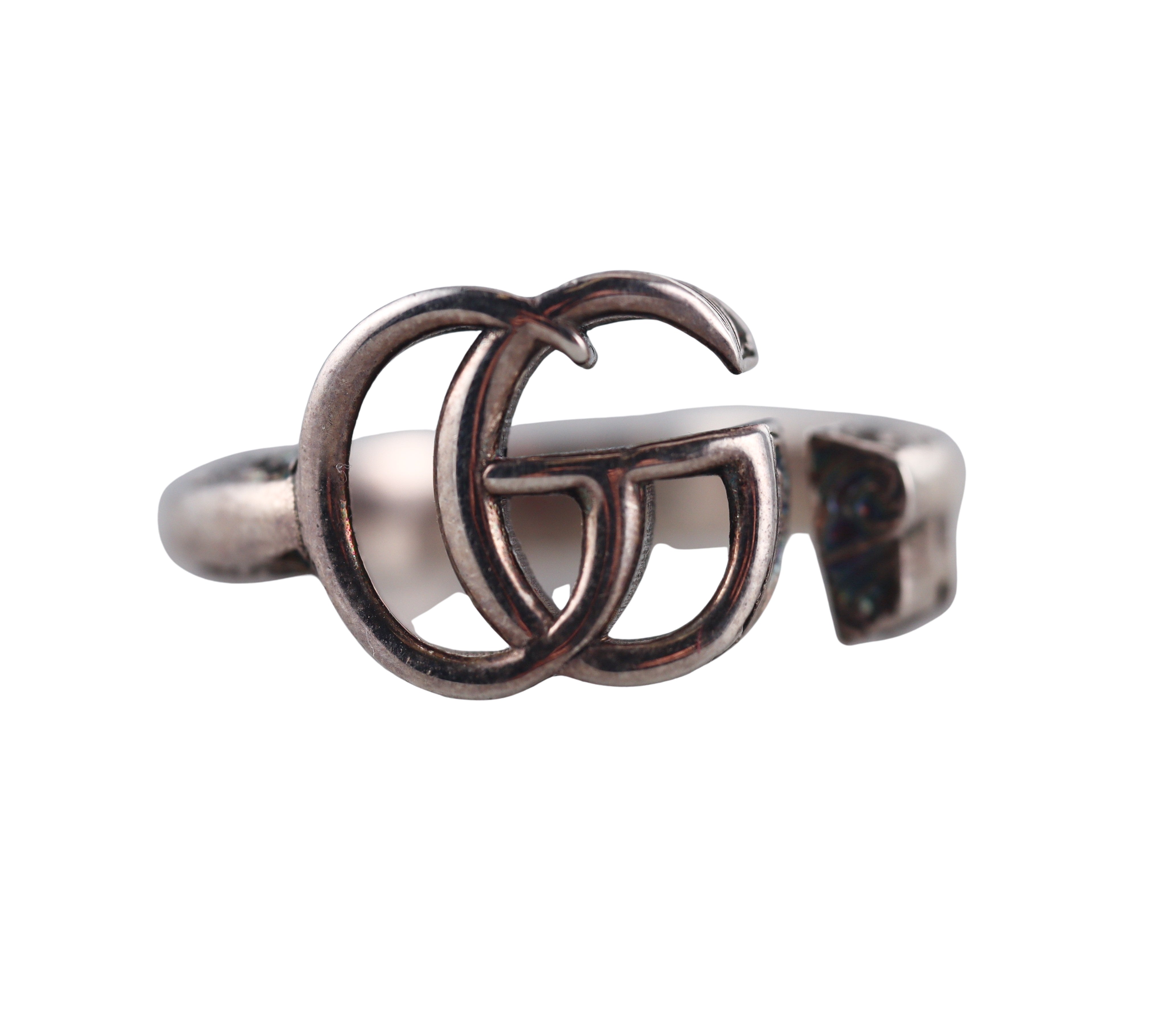 Gucci Sterling Silver Ring Retail $310