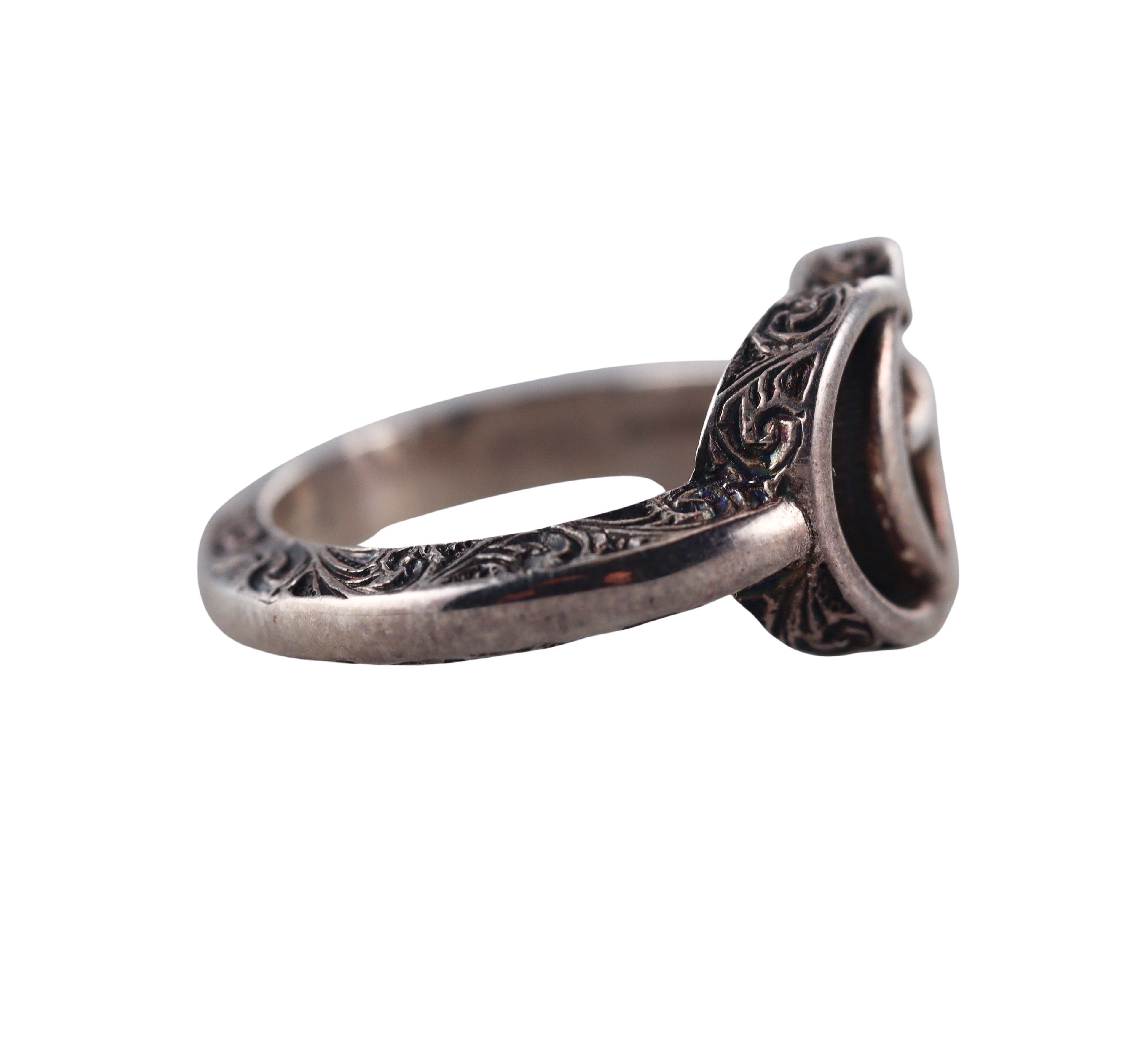 Gucci Sterling Silver Ring Retail $310