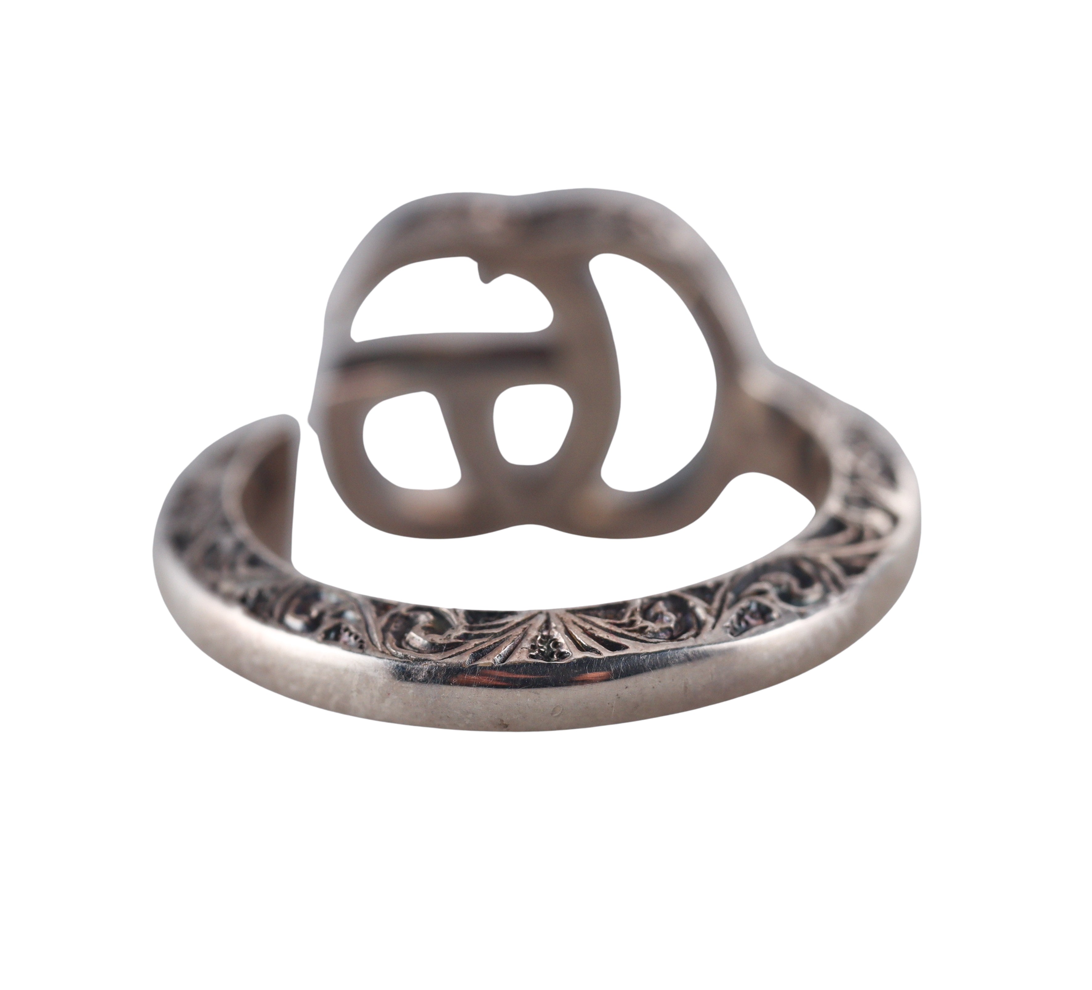 Gucci Sterling Silver Ring Retail $310