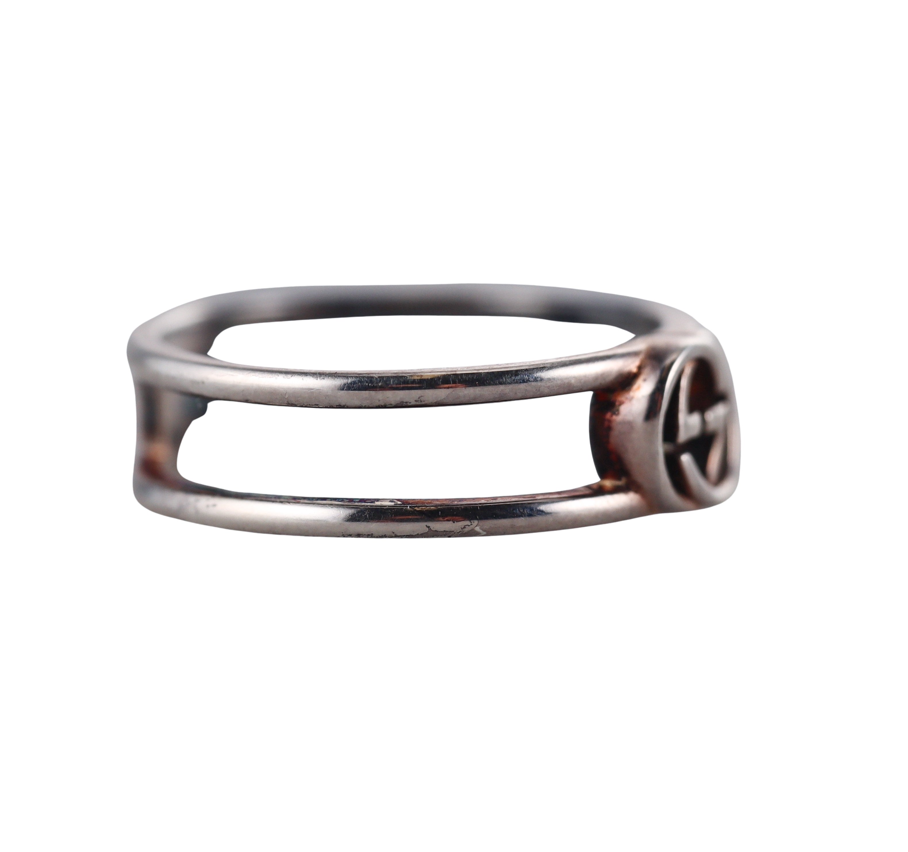 Gucci Sterling Silver Ring Retail$290